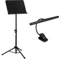 Photo of On-Stage SM7211B Music Stand and USB Rechargeable Orchestra Light