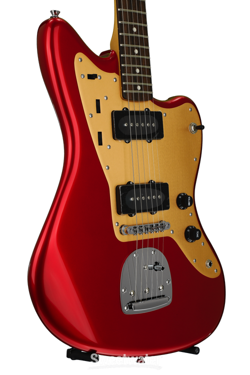 Squier Deluxe Jazzmaster with Tremolo - Candy Apple Red | Sweetwater