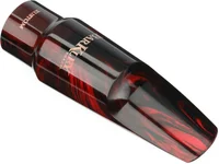 Barkley Pop Kustom Alto Saxophone Mouthpiece - 7, Red/Black