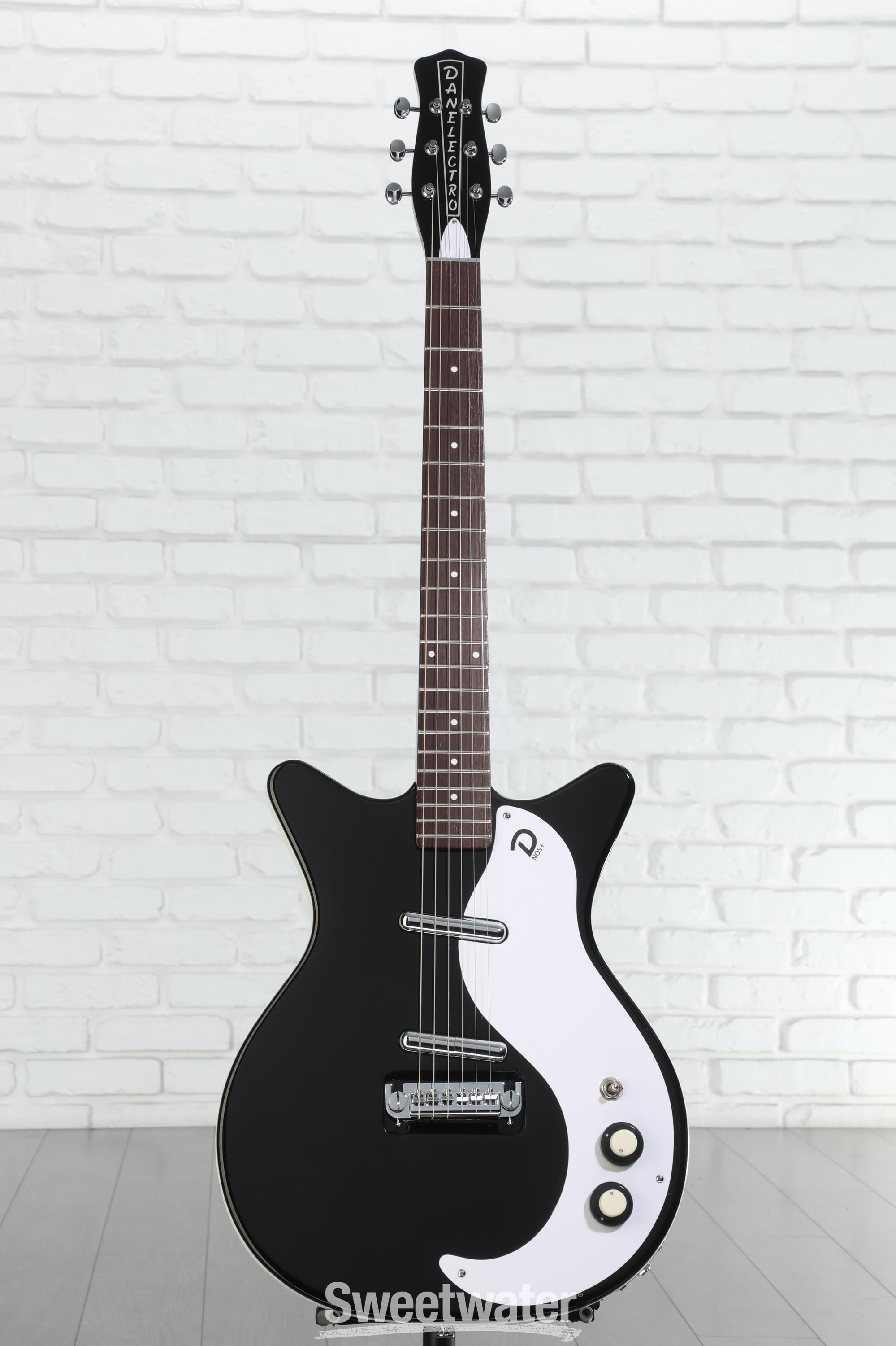 Danelectro '59M NOS+ Semi-hollowbody Electric Guitar - Black