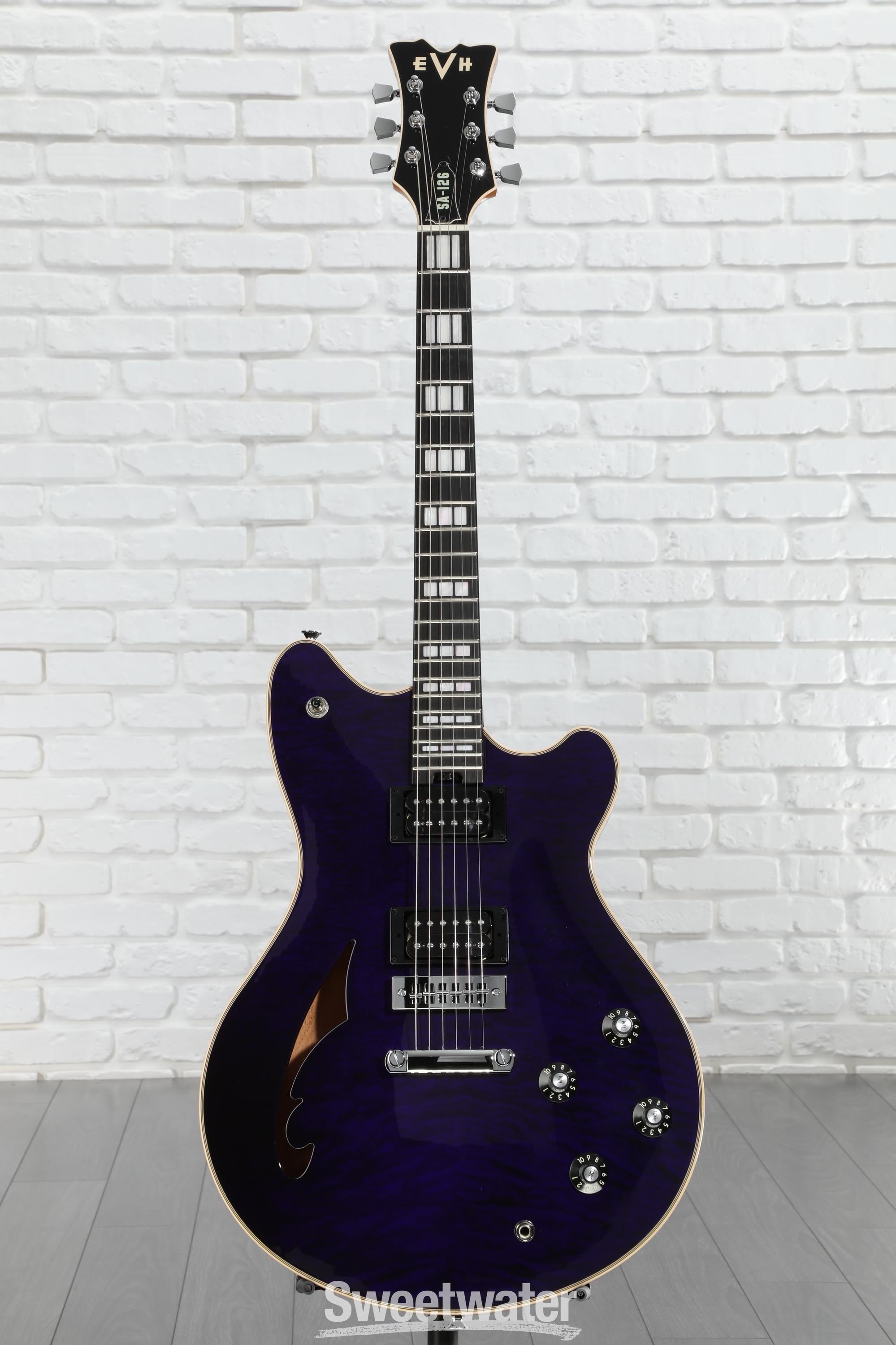 ギター EVH SA-126 Special Quilted Maple EVH SA-126 Special Quilted Maple Semi-hollowbody Electric Guitar
