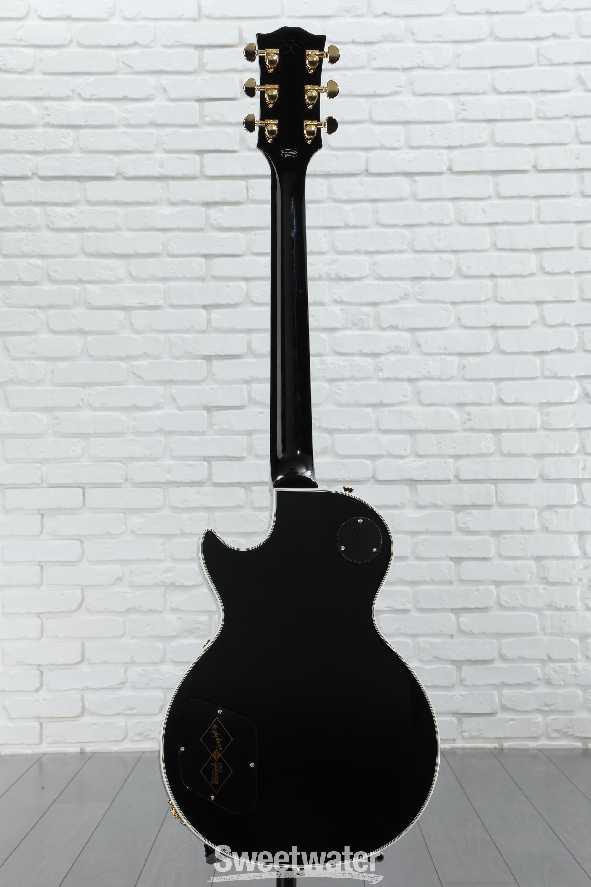 Epiphone Les Paul Custom Electric Guitar - Ebony | Sweetwater
