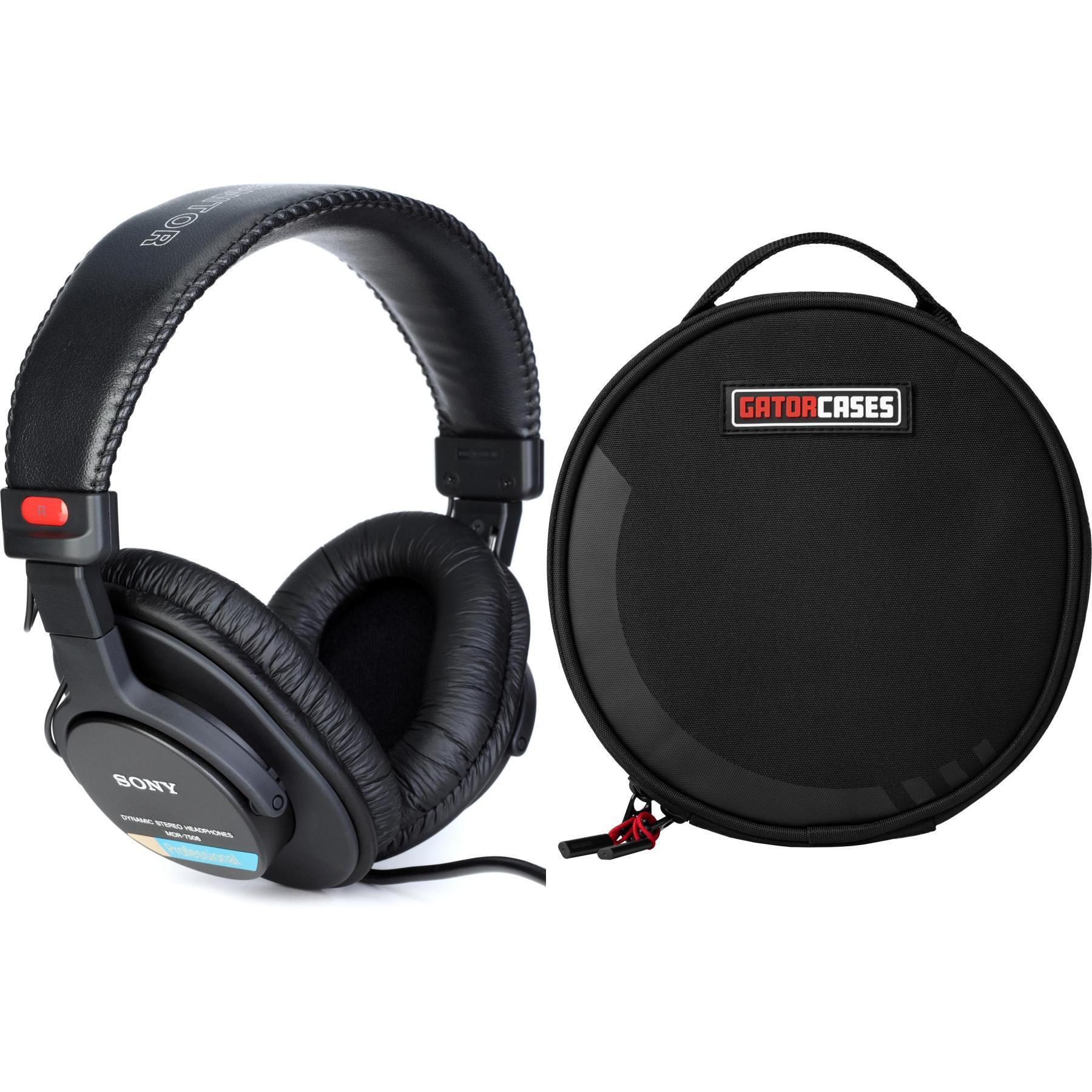 Sony MDR-7506 Closed-Back Professional Headphones with Bag