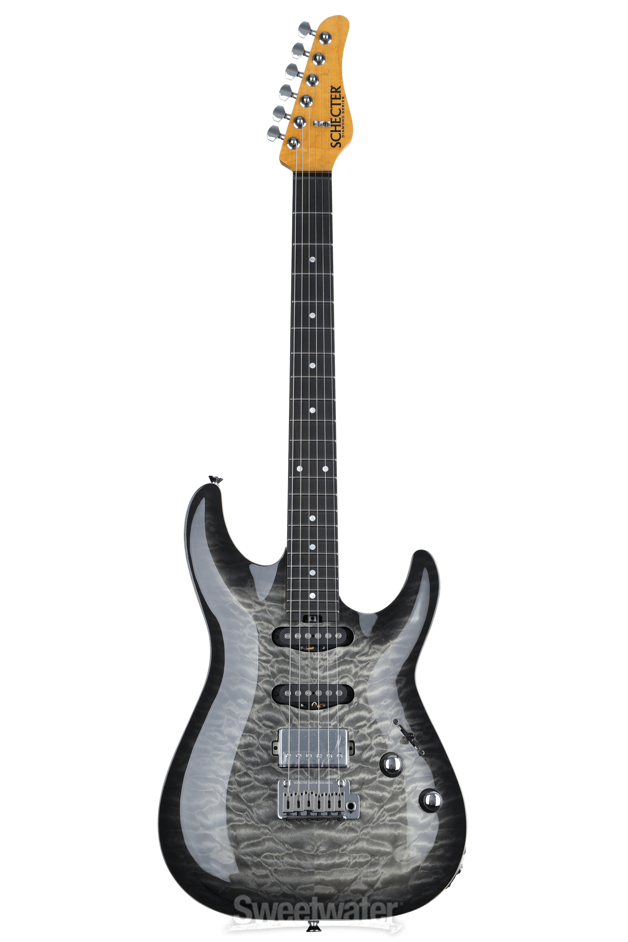 Schecter California Classic Solidbody Electric Guitar - Charcoal Burst