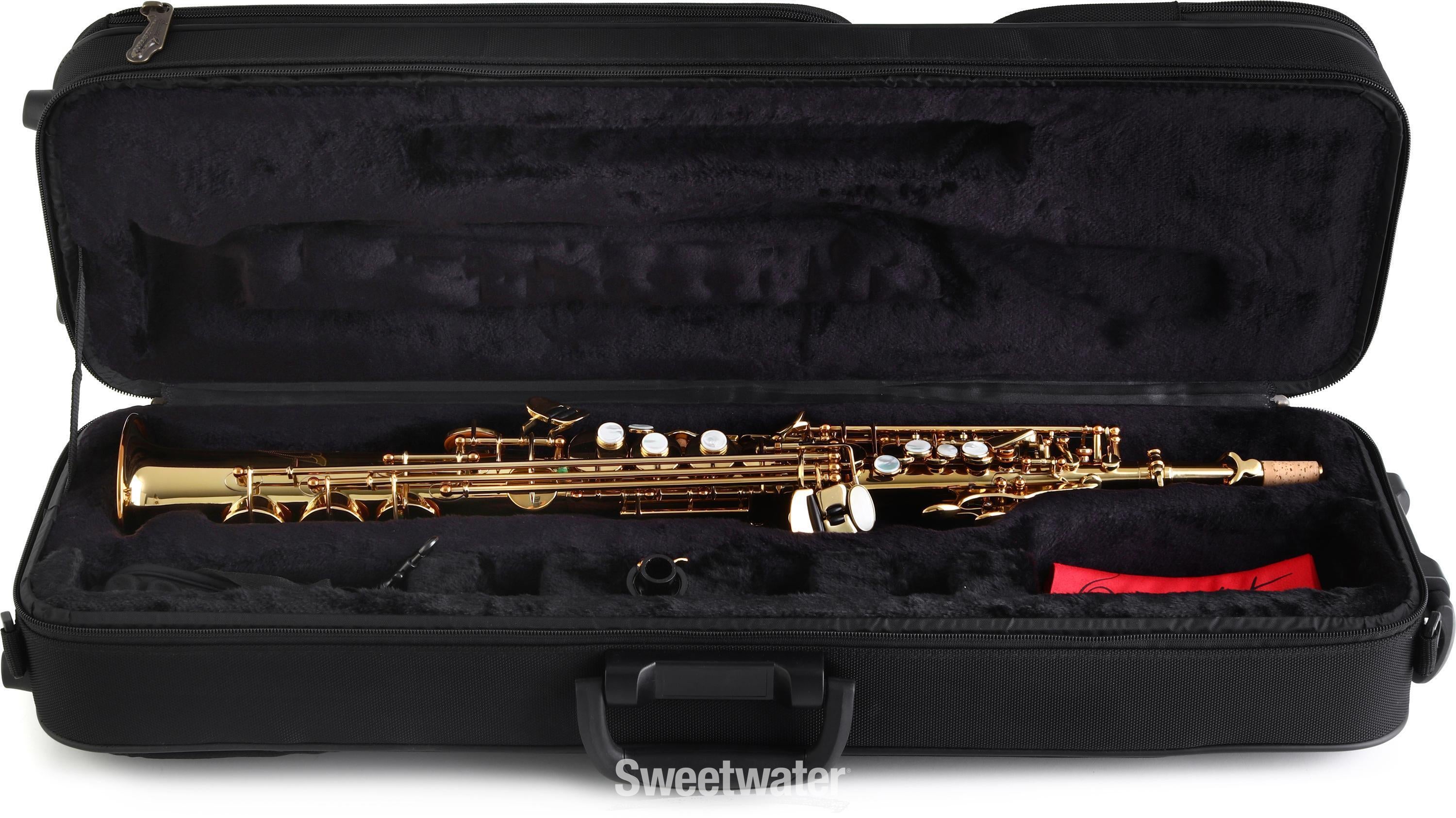 P. Mauriat PMSS-185 Intermediate Soprano Saxophone - Gold