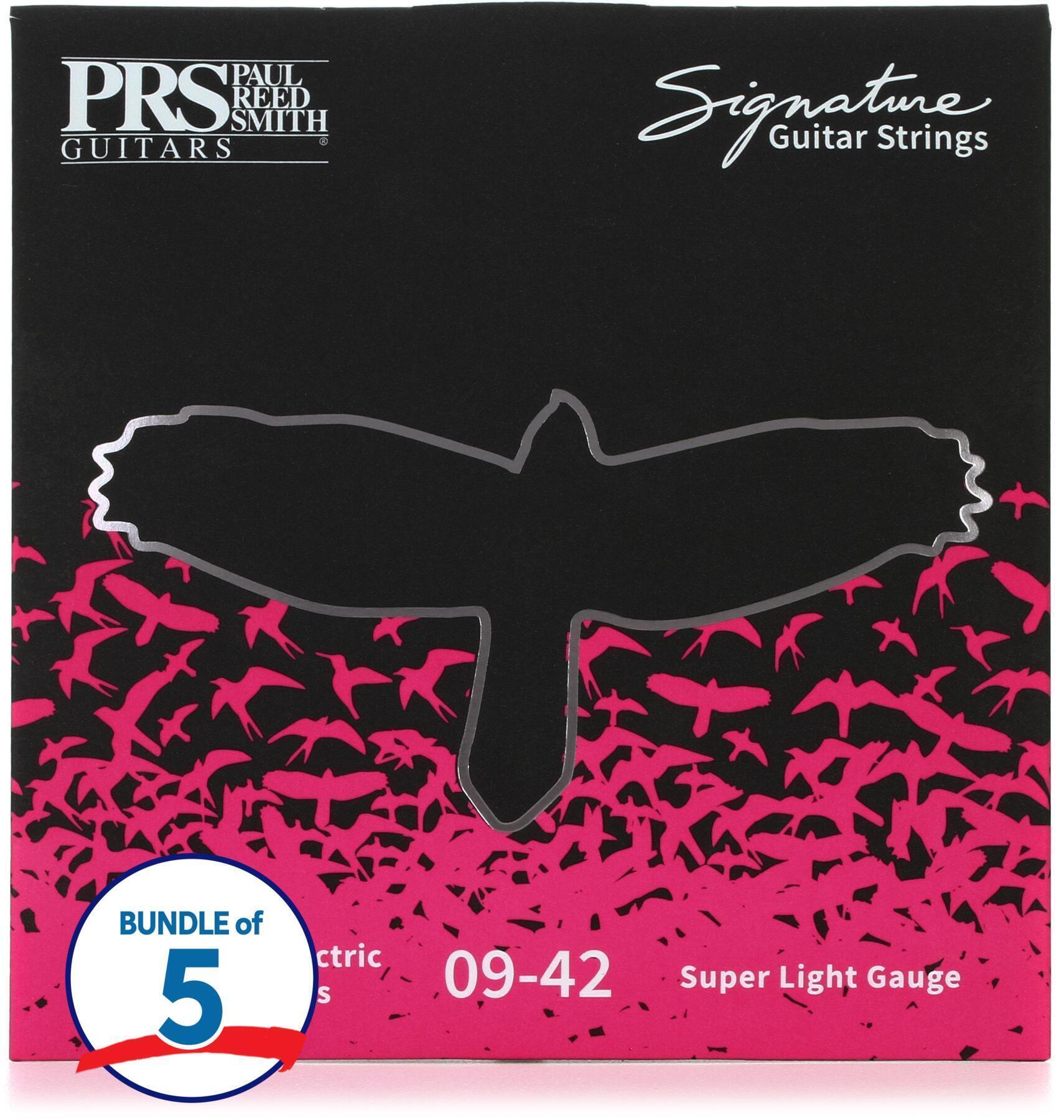 Photo of PRS Signature Electric Guitar Strings - .009-.042 Ultra Light 5-Pack