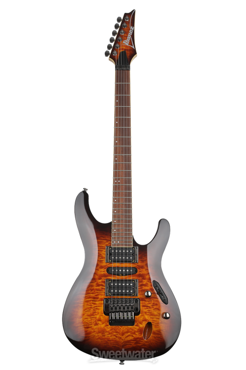 Ibanez S670QM Electric Guitar - Dragon Eye Burst