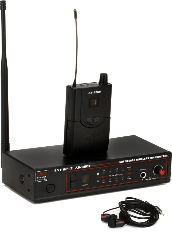 Galaxy Audio AS-950 In-ear Monitor System, 470MHz-492MHz