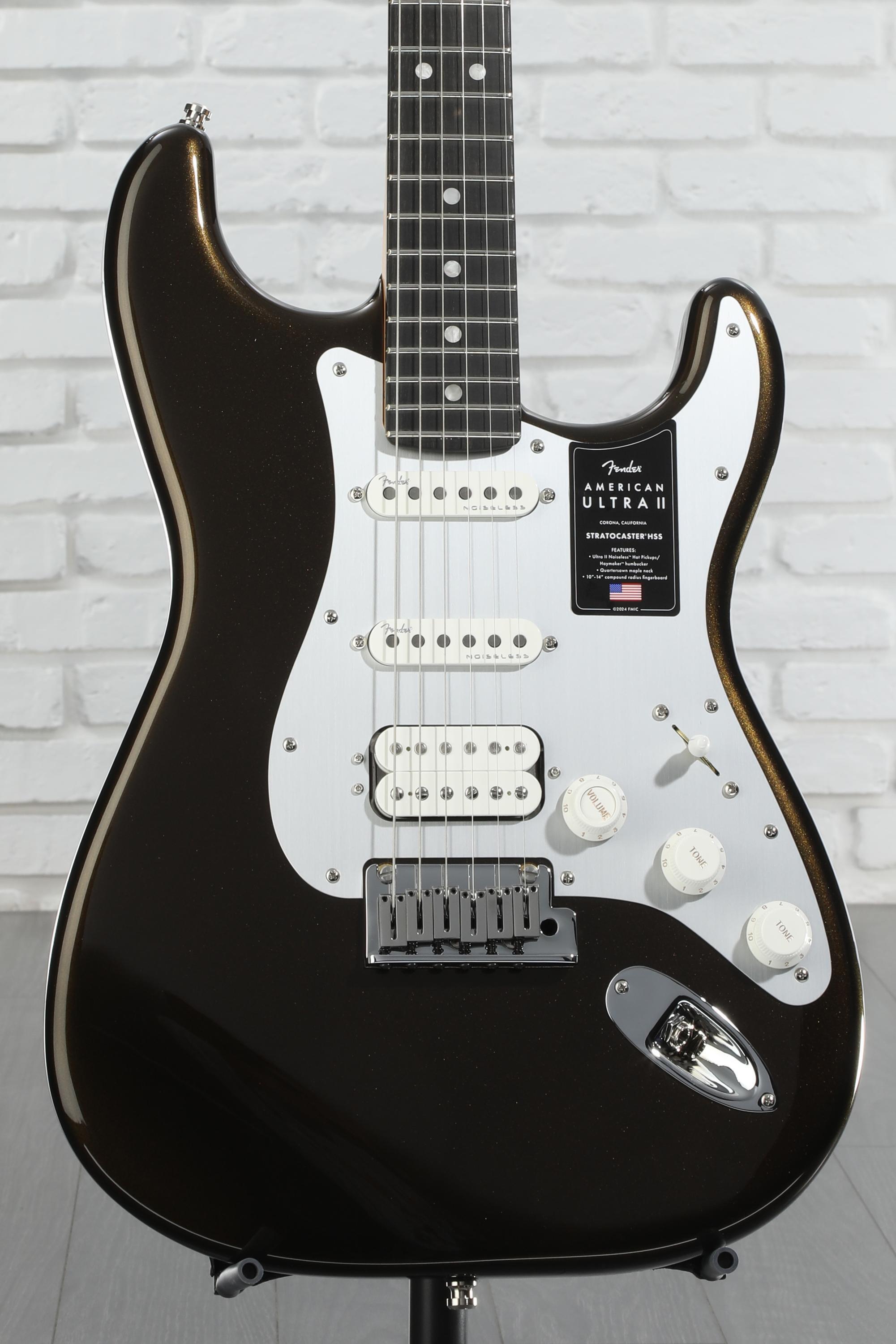 Fender American Ultra II Stratocaster HSS Electric Guitar - Texas