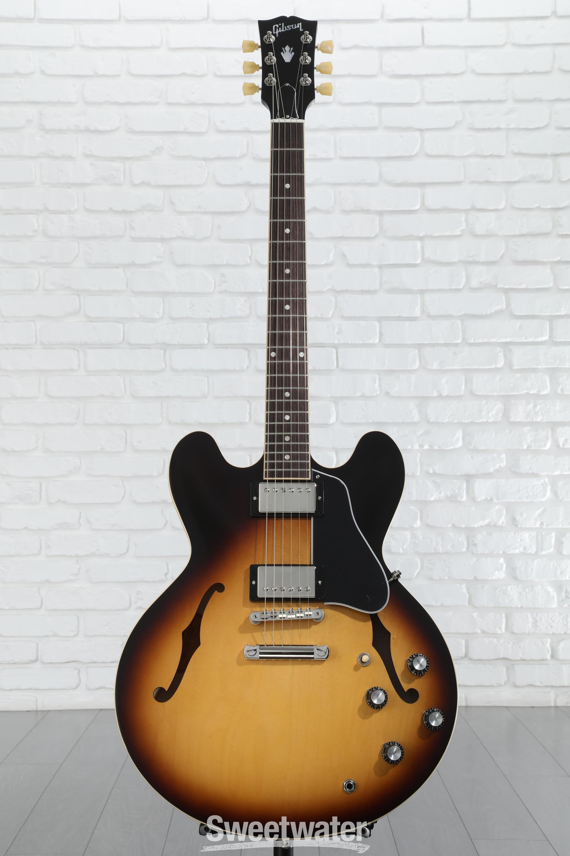ブランド品 通販サイト Gibson ES-335 Sweetwater | Burst Vintage Satin - Satin ギター
