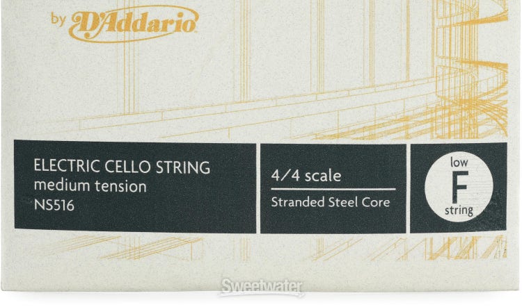 D'Addario NS Electric Bass/Cello String Set, 4/4 Scale, Medium