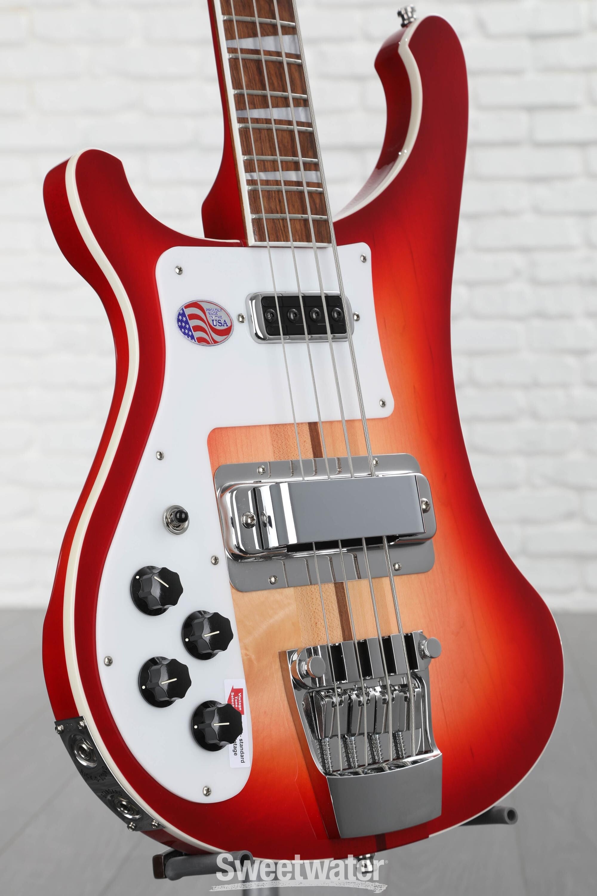 Rickenbacker 4003 Stereo, Left-Handed Bass Guitar - Fireglo 