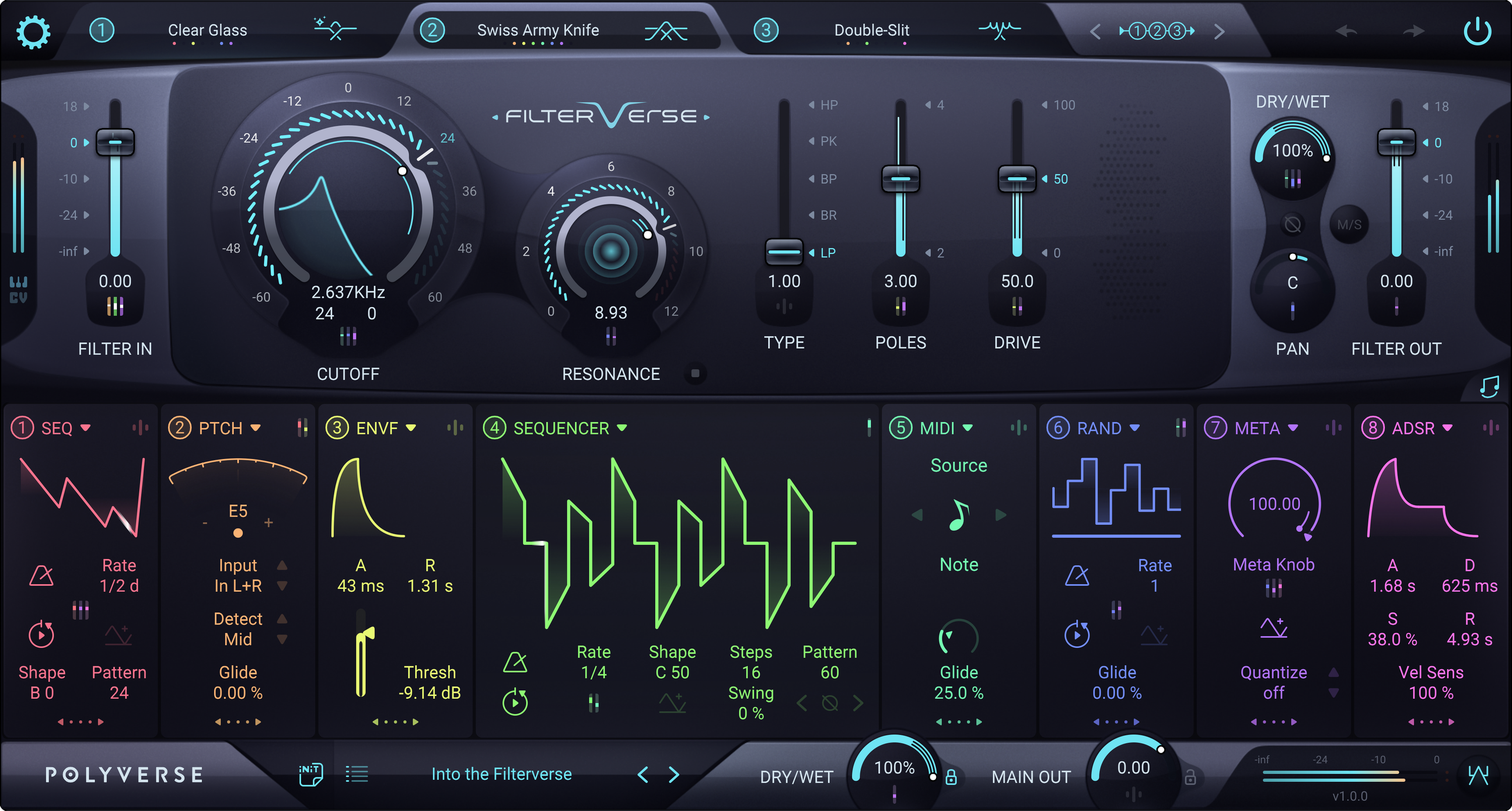 Photo of Polyverse Filterverse Multi-filter Plug-in