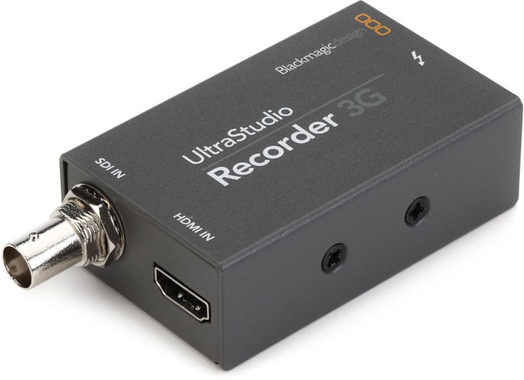 Blackmagic Design UltraStudio Recorder 3G Video Capture Device