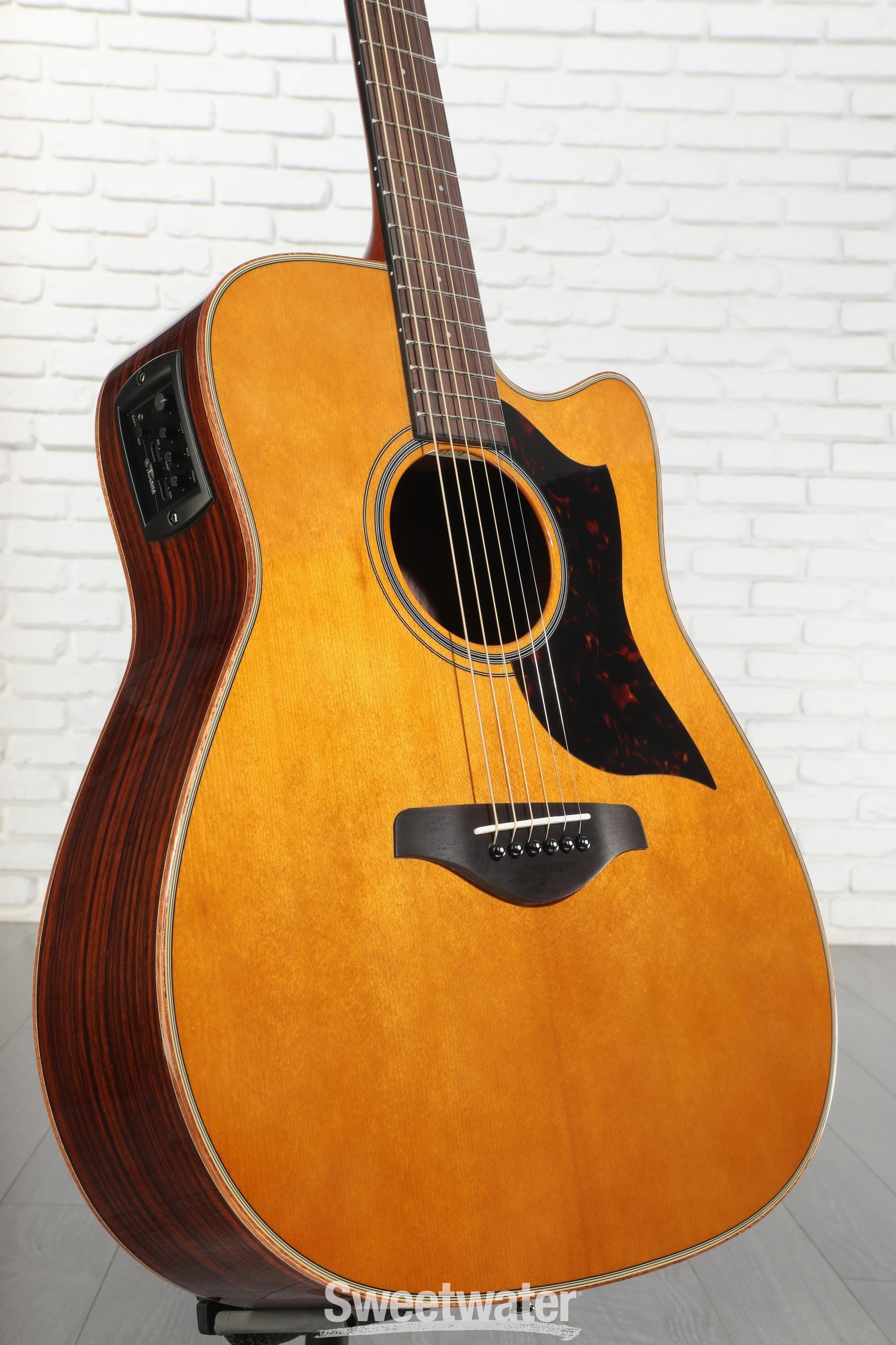 Yamaha A1R Acoustic-electric Guitar - Vintage Natural | Sweetwater