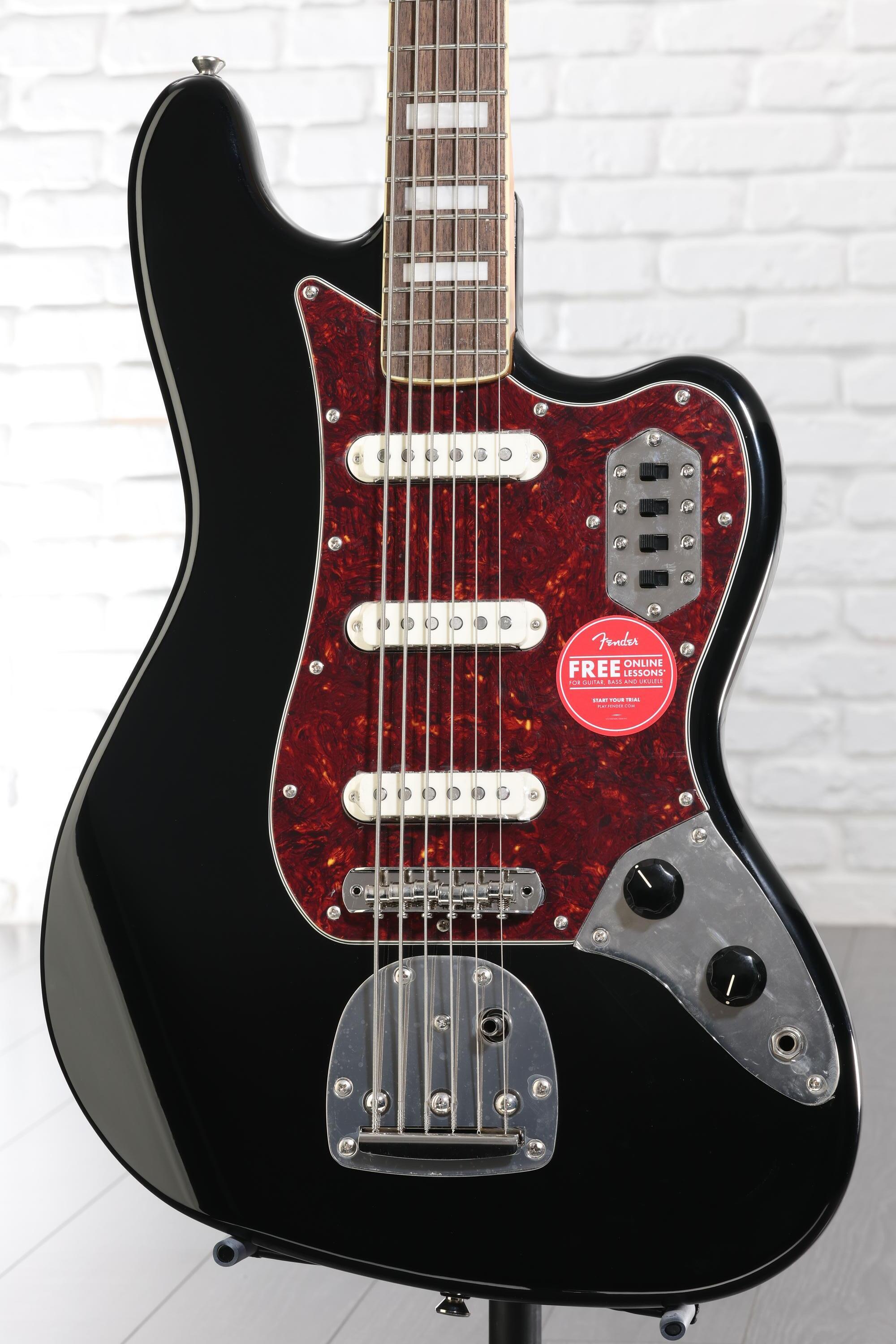 Squier Classic Vibe Bass VI Guitar - Black Reviews | Sweetwater