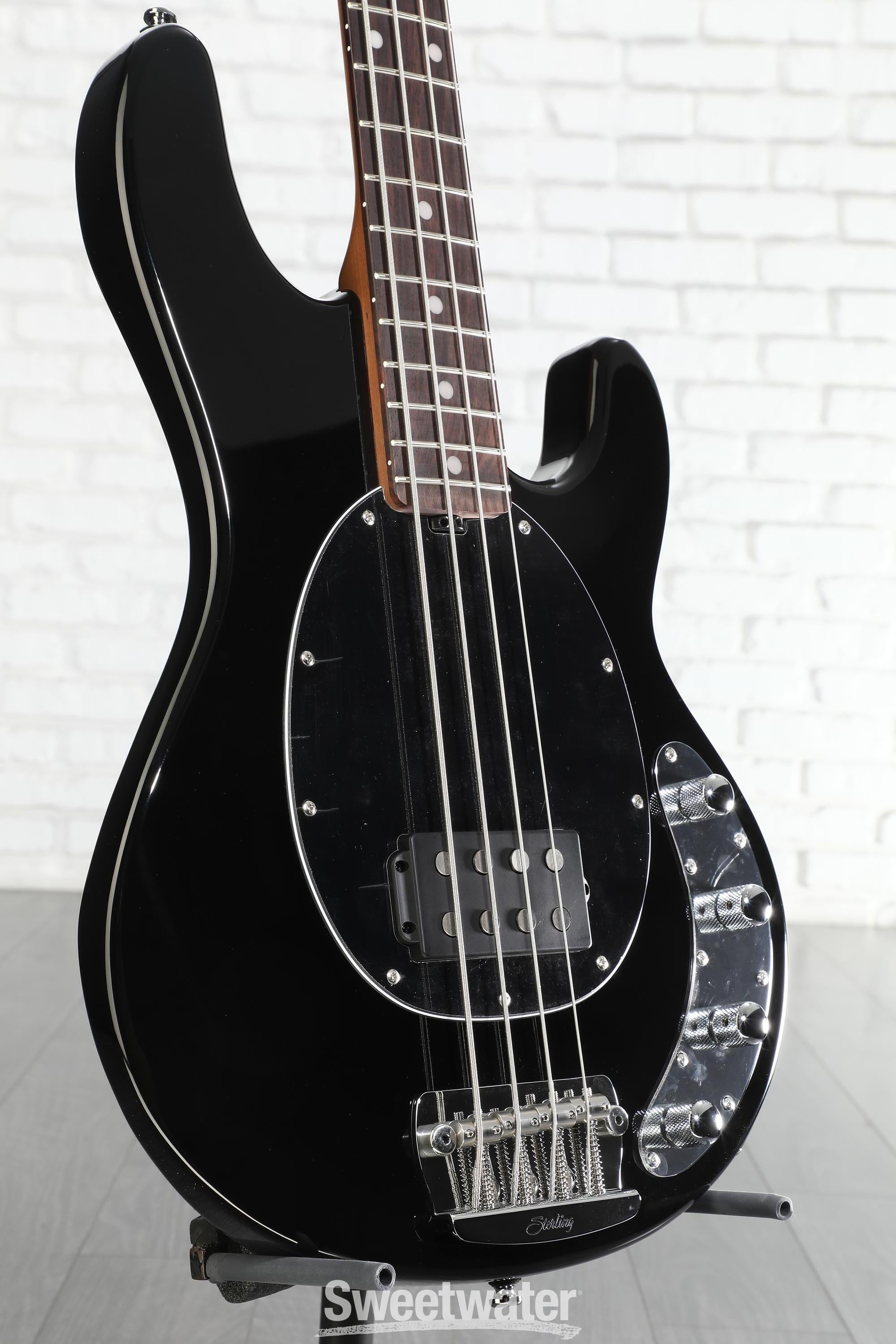 Sterling By Music Man StingRay RAY34 Bass Guitar - Black | Sweetwater