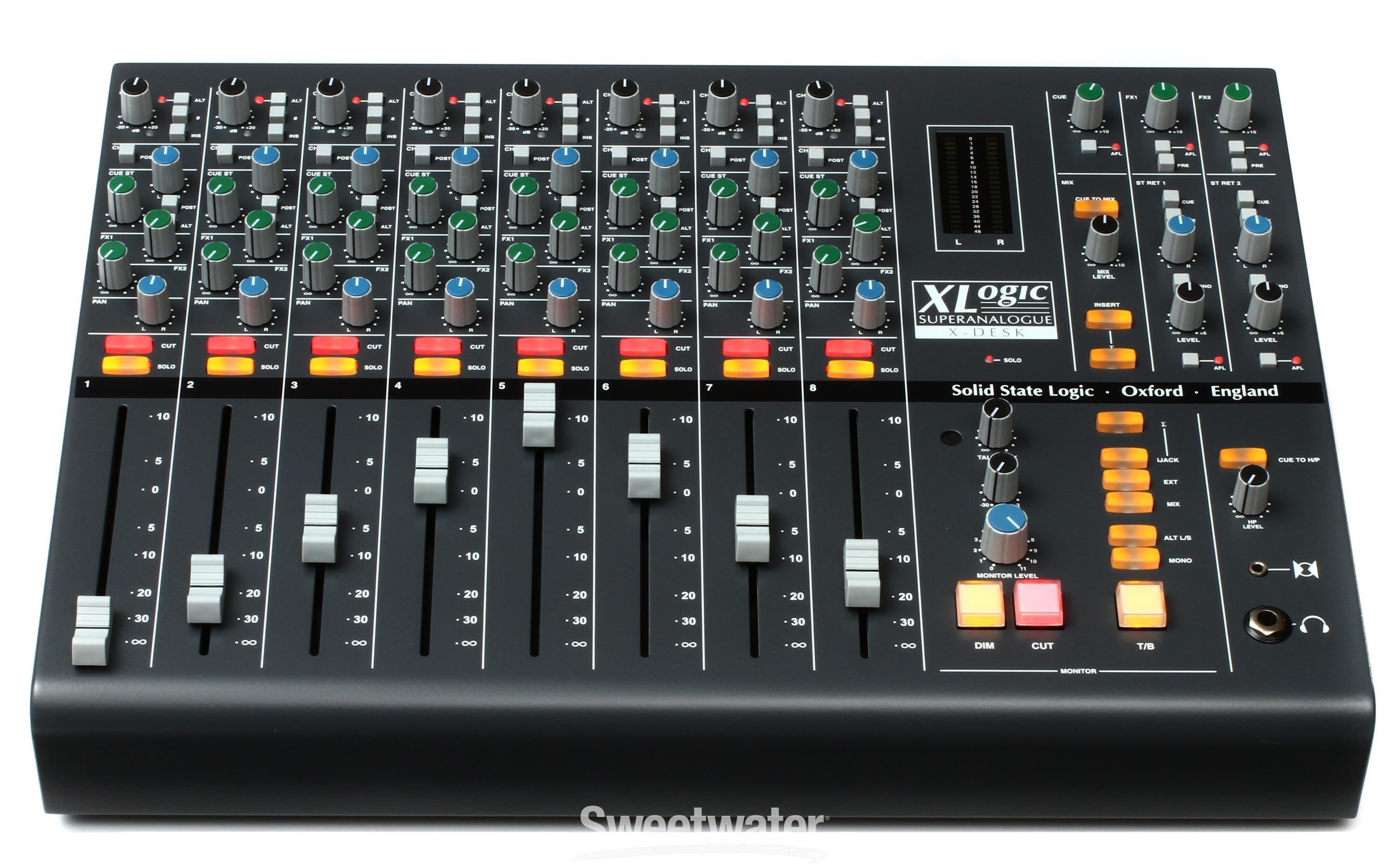 Solid State Logic X-Desk SuperAnalogue Mixer Reviews | Sweetwater