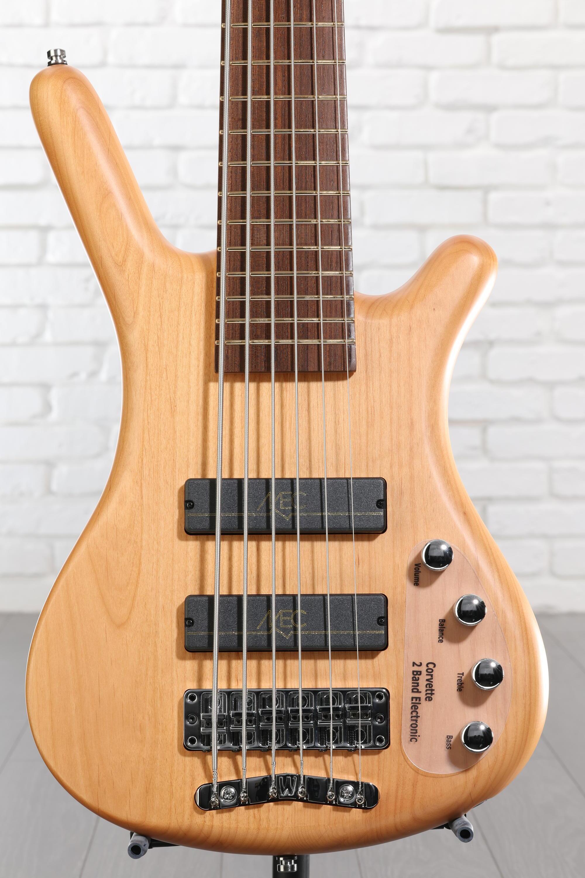 ベース Warwick rockbass Corvette Warwick RockBass Corvette Basic 6-string Bass Guitar - Natural