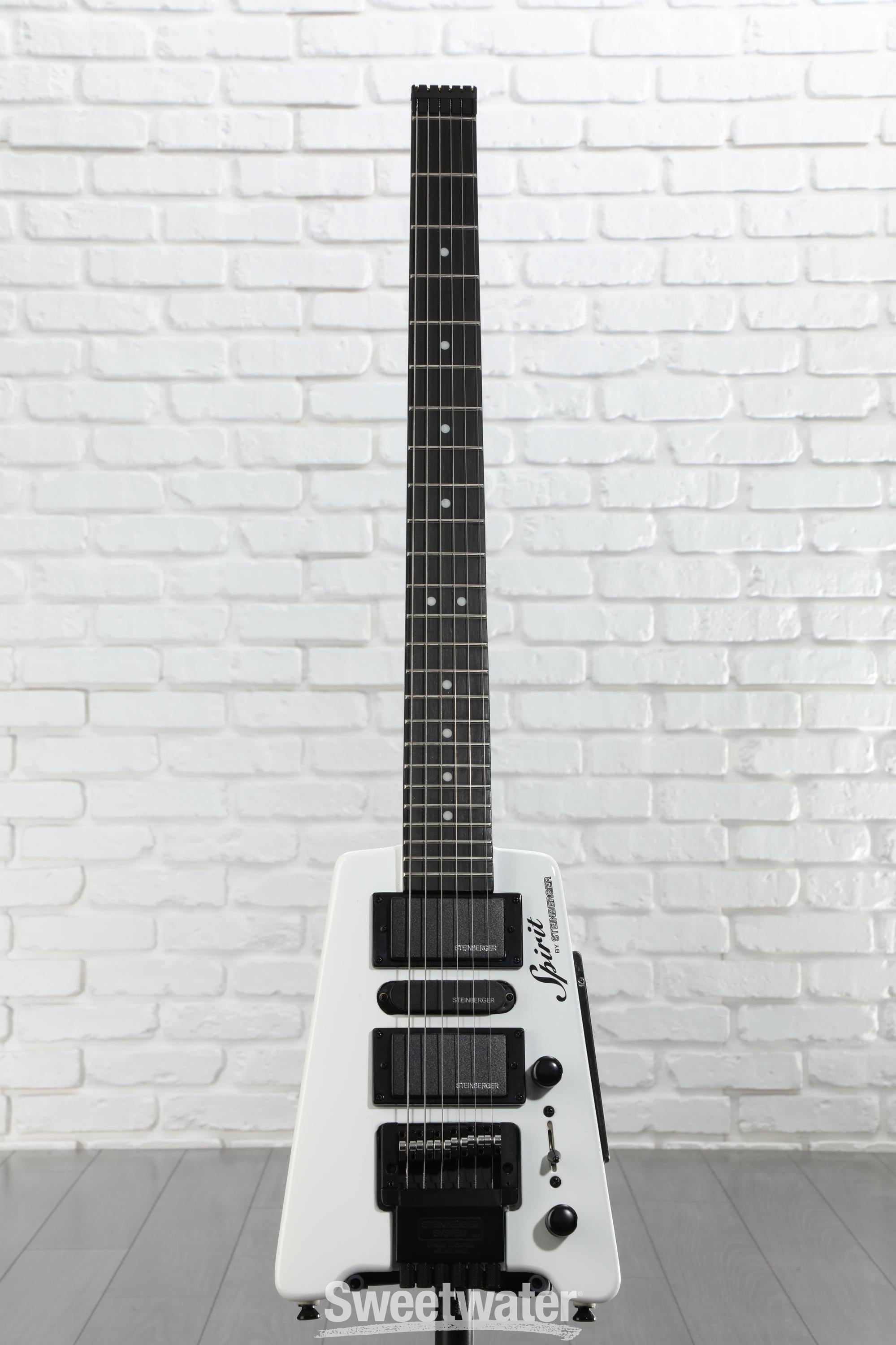 Steinberger Spirit GT-PRO Deluxe Electric Guitar - White | Sweetwater