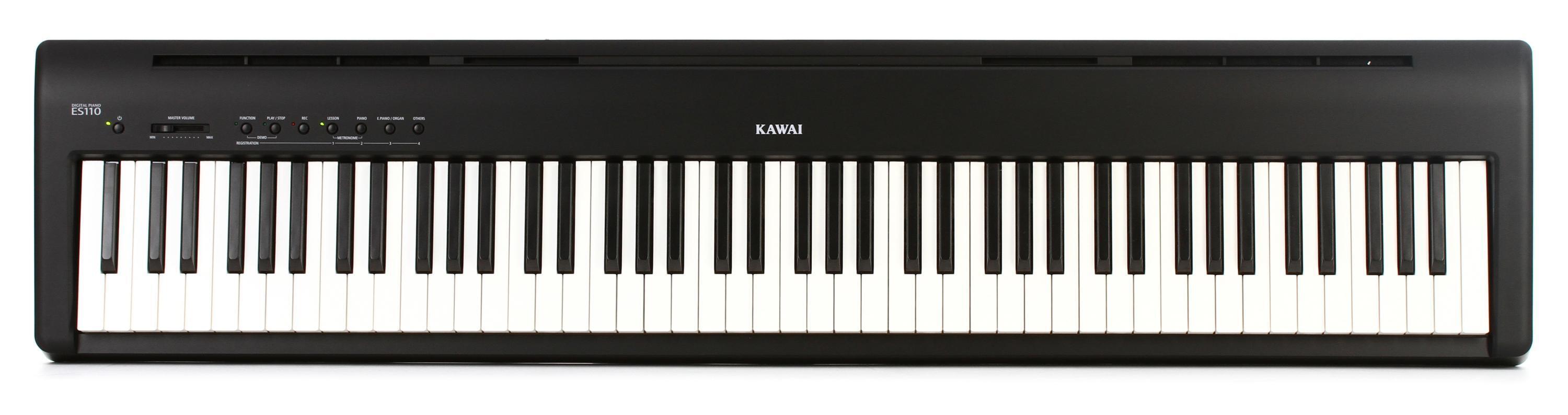 Kawai ES110 88-key Digital Piano with Speakers - Gloss Black Reviews |  Sweetwater