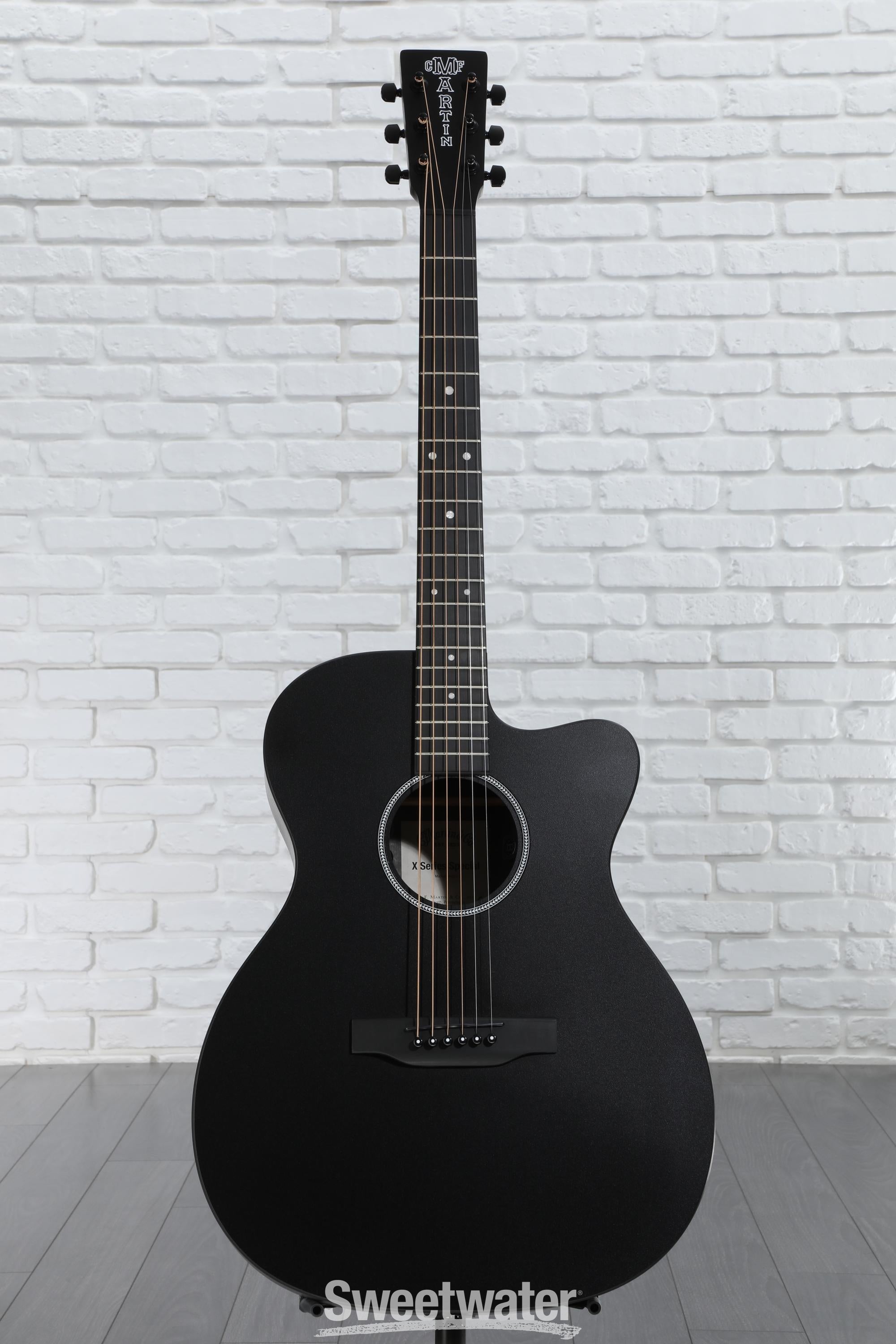 Martin Sweetwater Select OMCX1E Acoustic-electric Guitar - Black