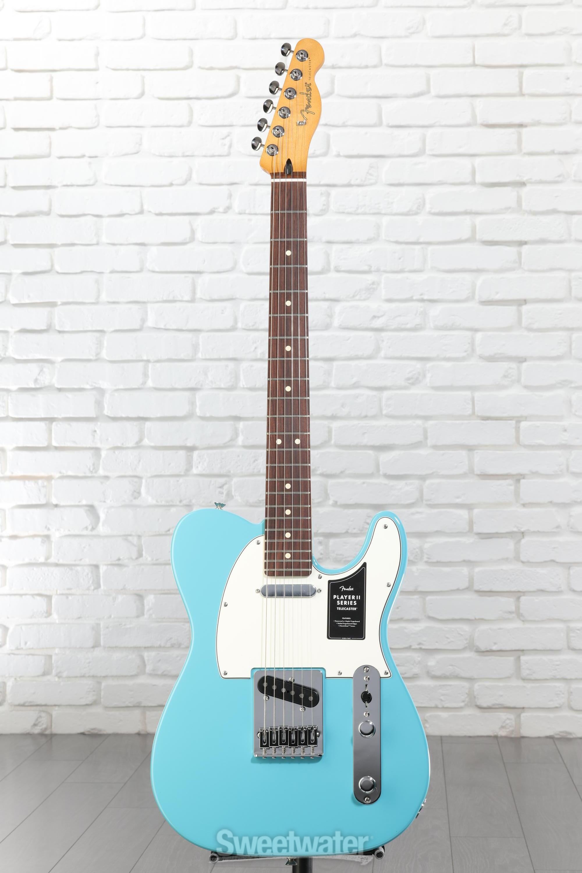 Fender Player II Telecaster Electric Guitar - Aquatone Blue with
