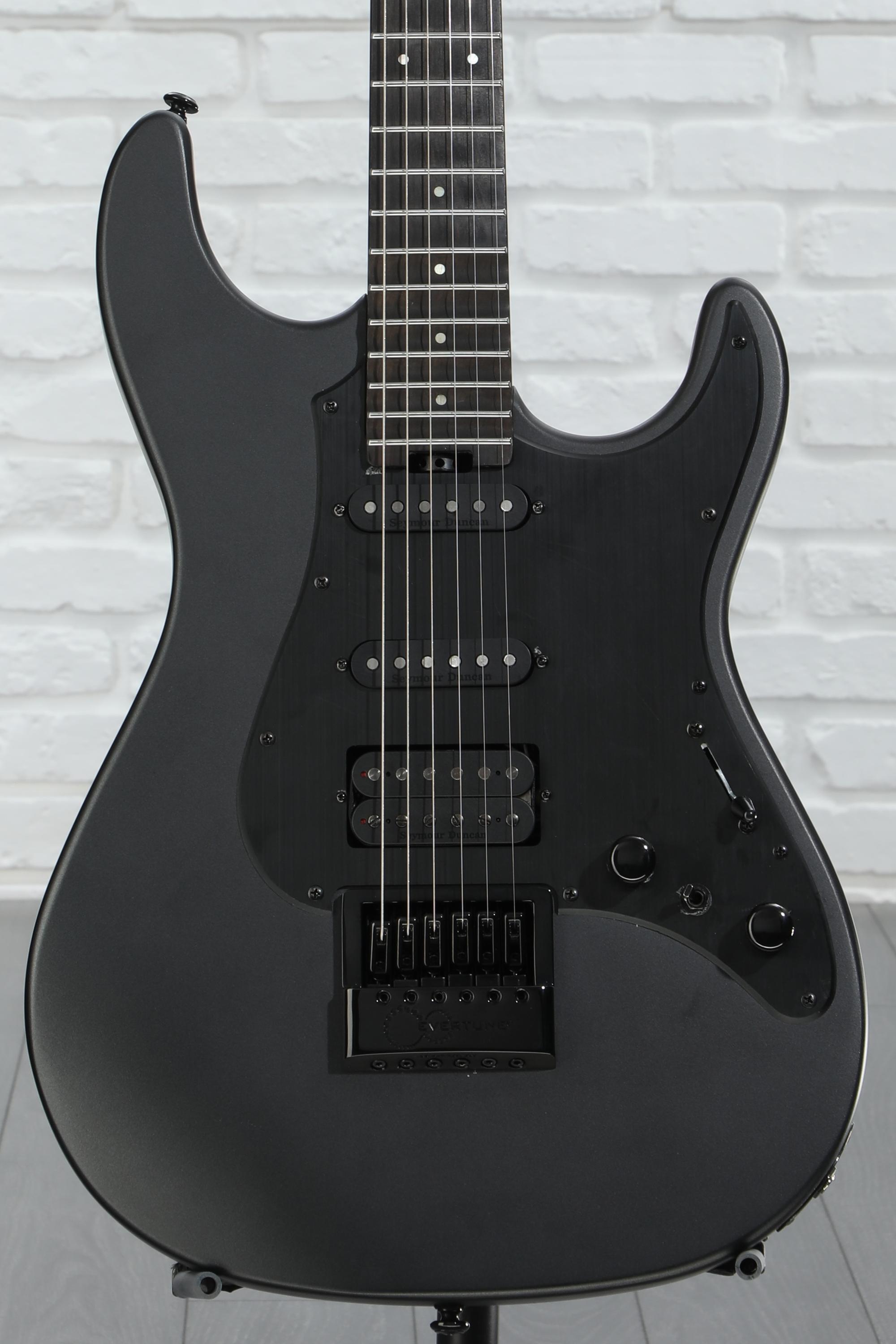 ESP LTD SN-1000 EverTune Electric Guitar - Charcoal Metallic Satin