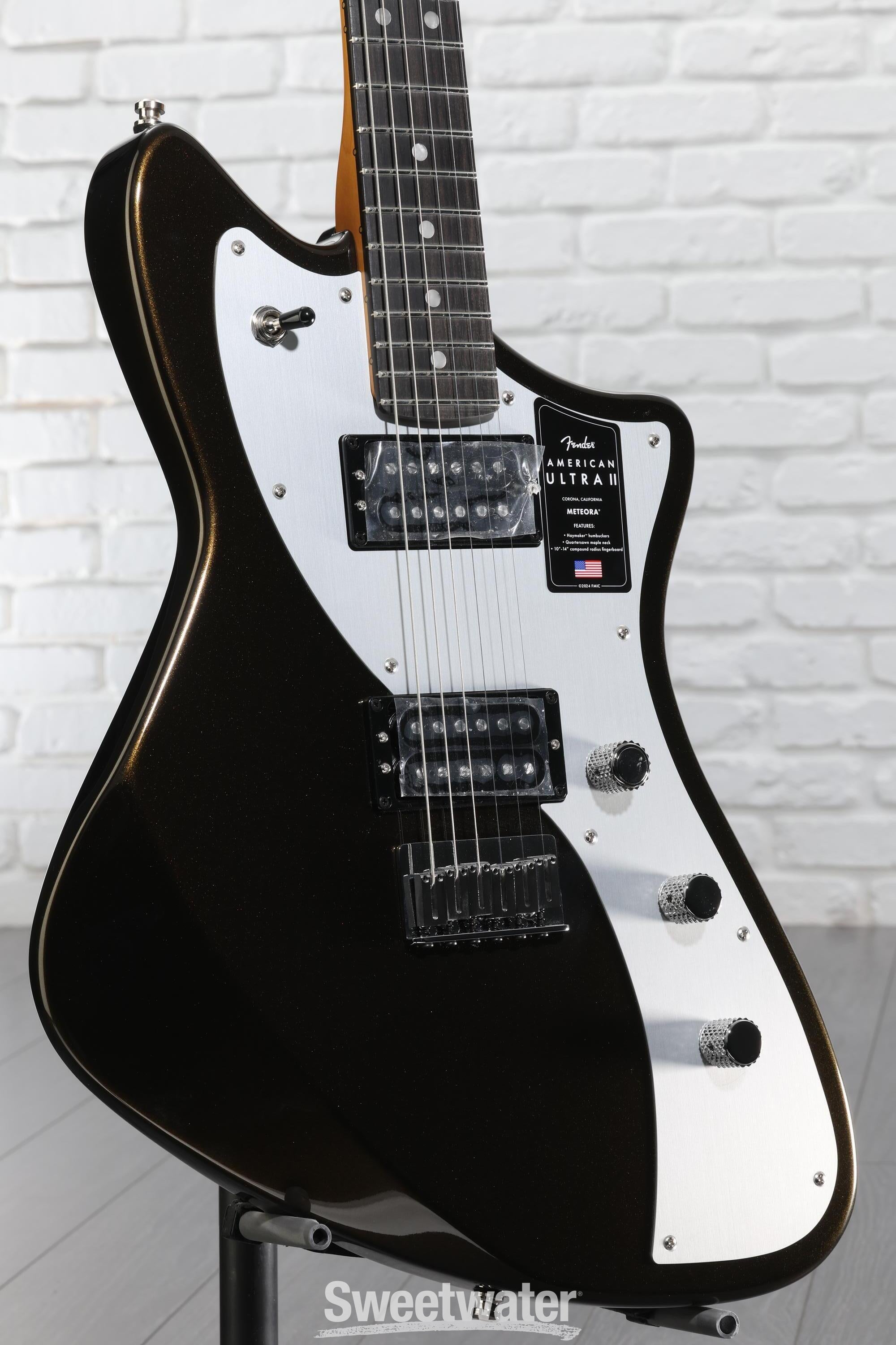 Fender American Ultra II Meteora Electric Guitar - Texas Tea