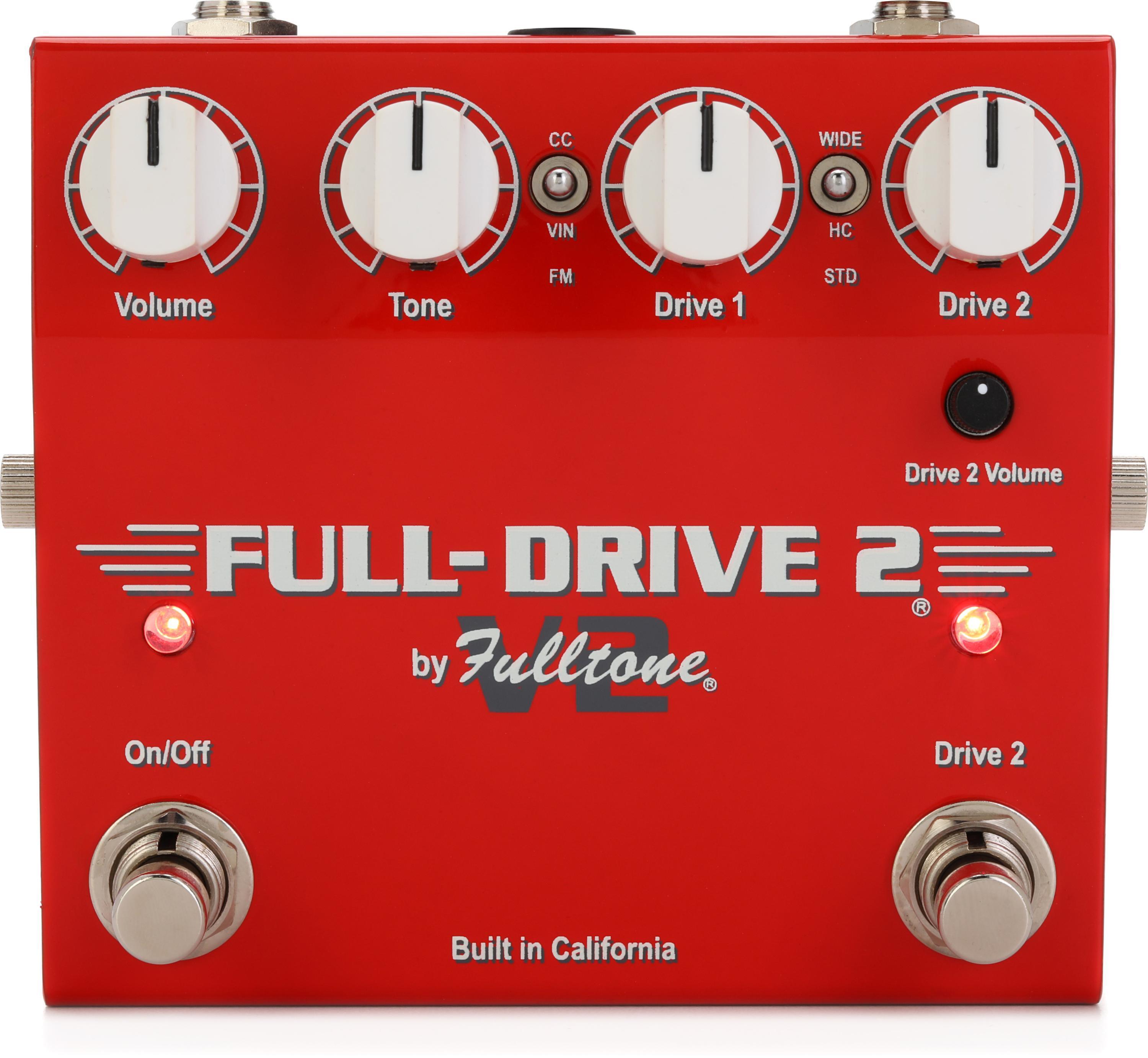 Fulltone Full-Drive 2 V2 Overdrive Pedal with Boost