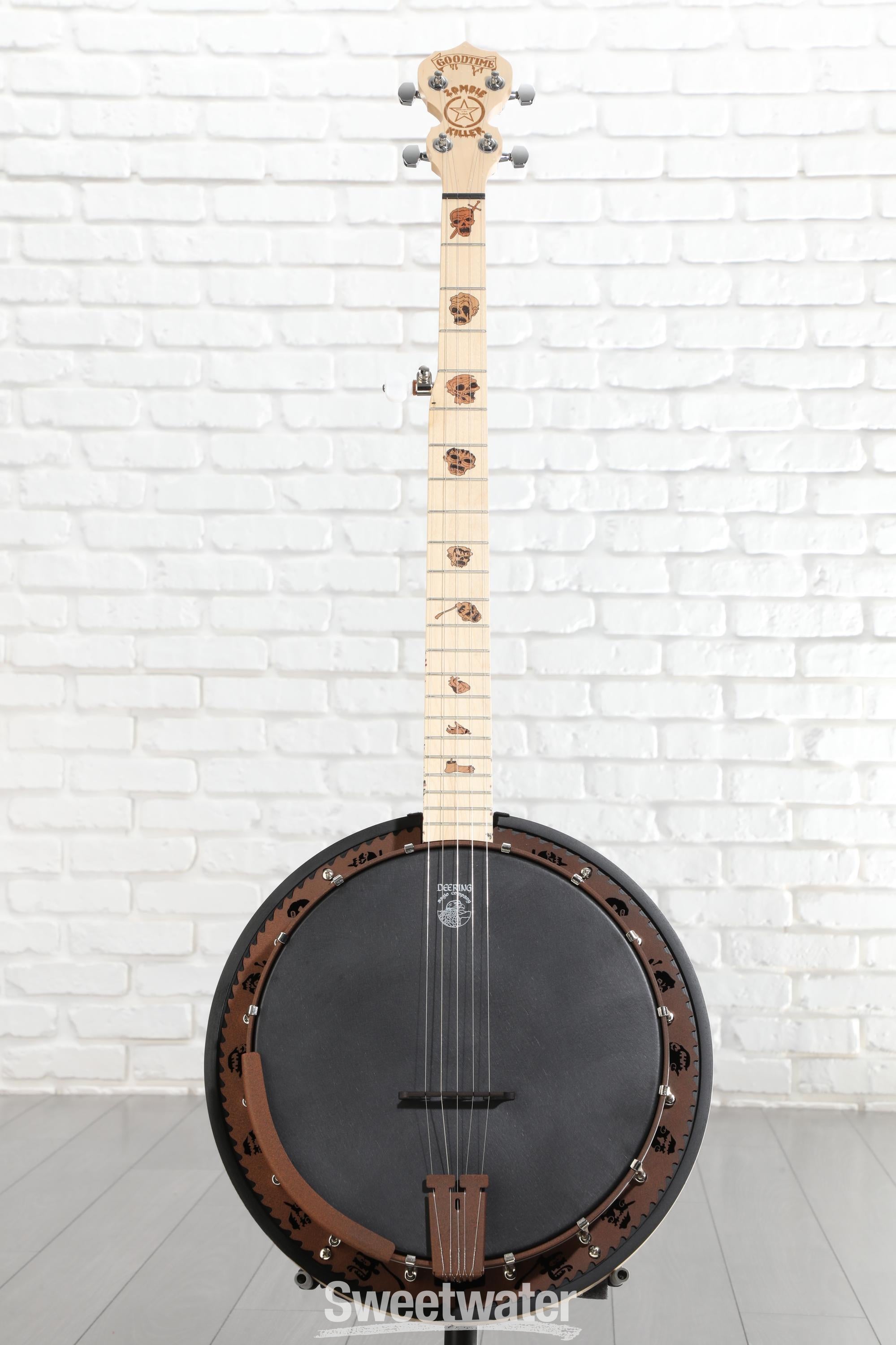 Deering Goodtime Zombie Killer III 5-string Banjo - Blood