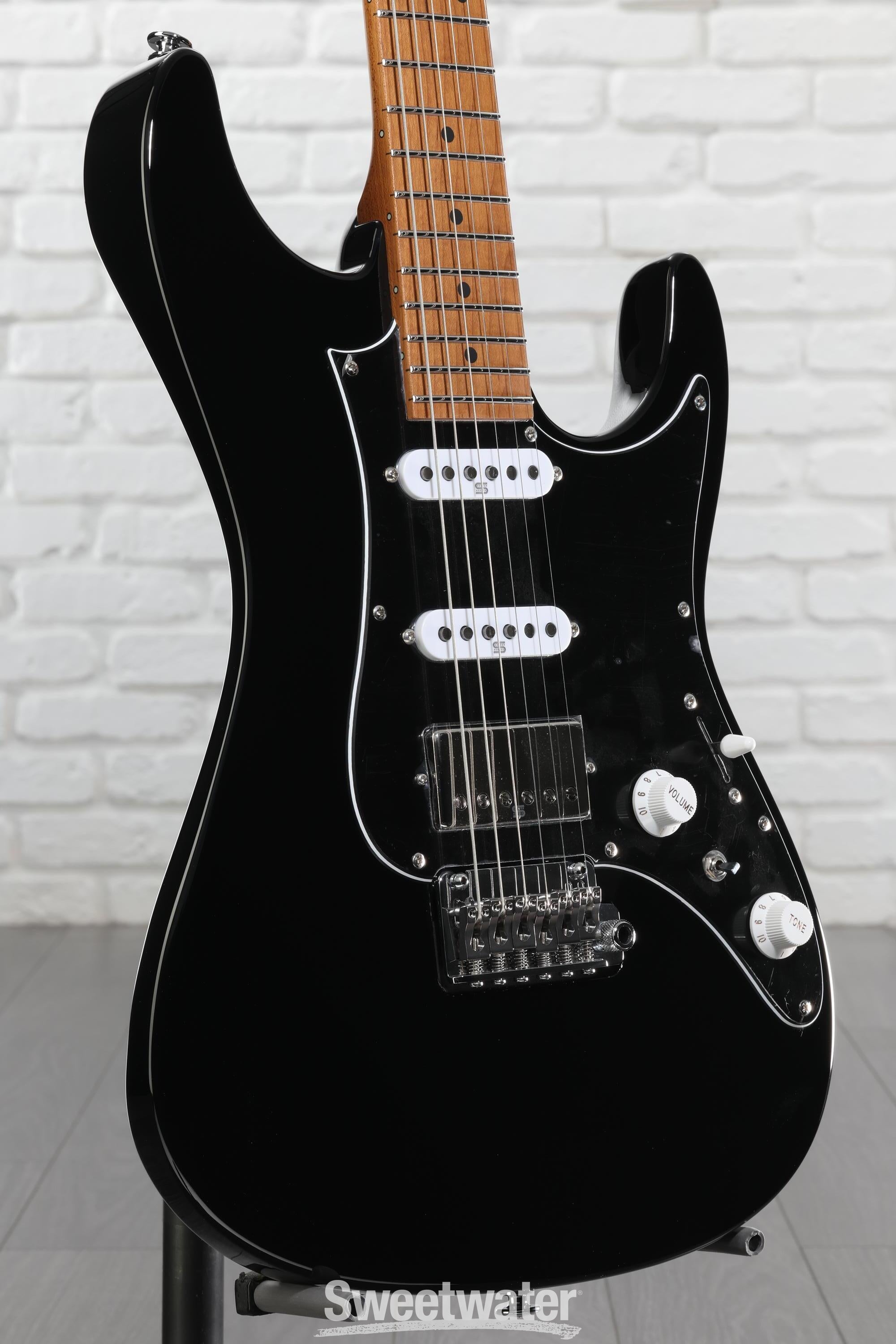 Ibanez Prestige AZ2204B Electric Guitar - Black | Sweetwater