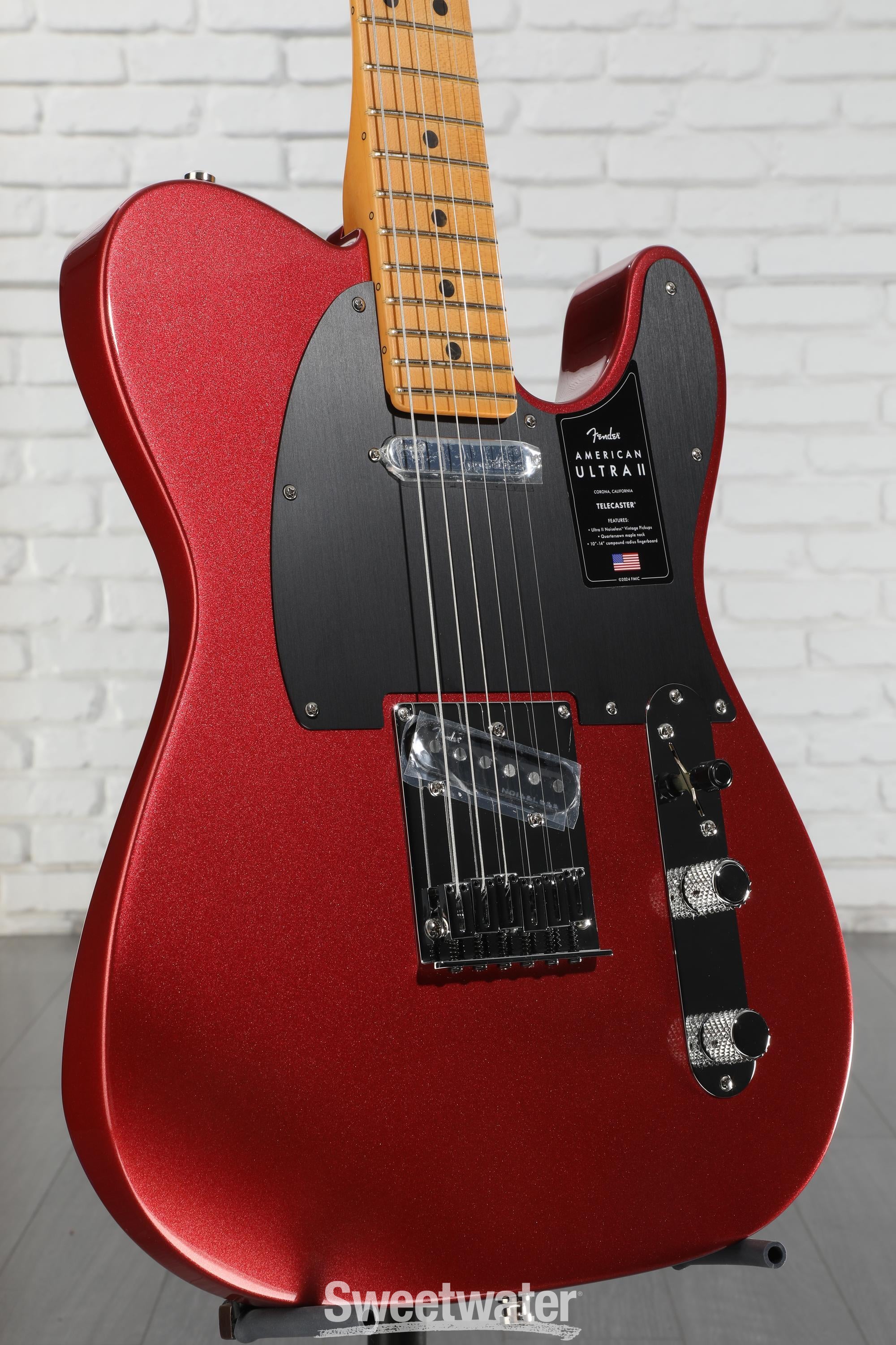 Fender American Ultra II Telecaster Electric Guitar - Sinister Red