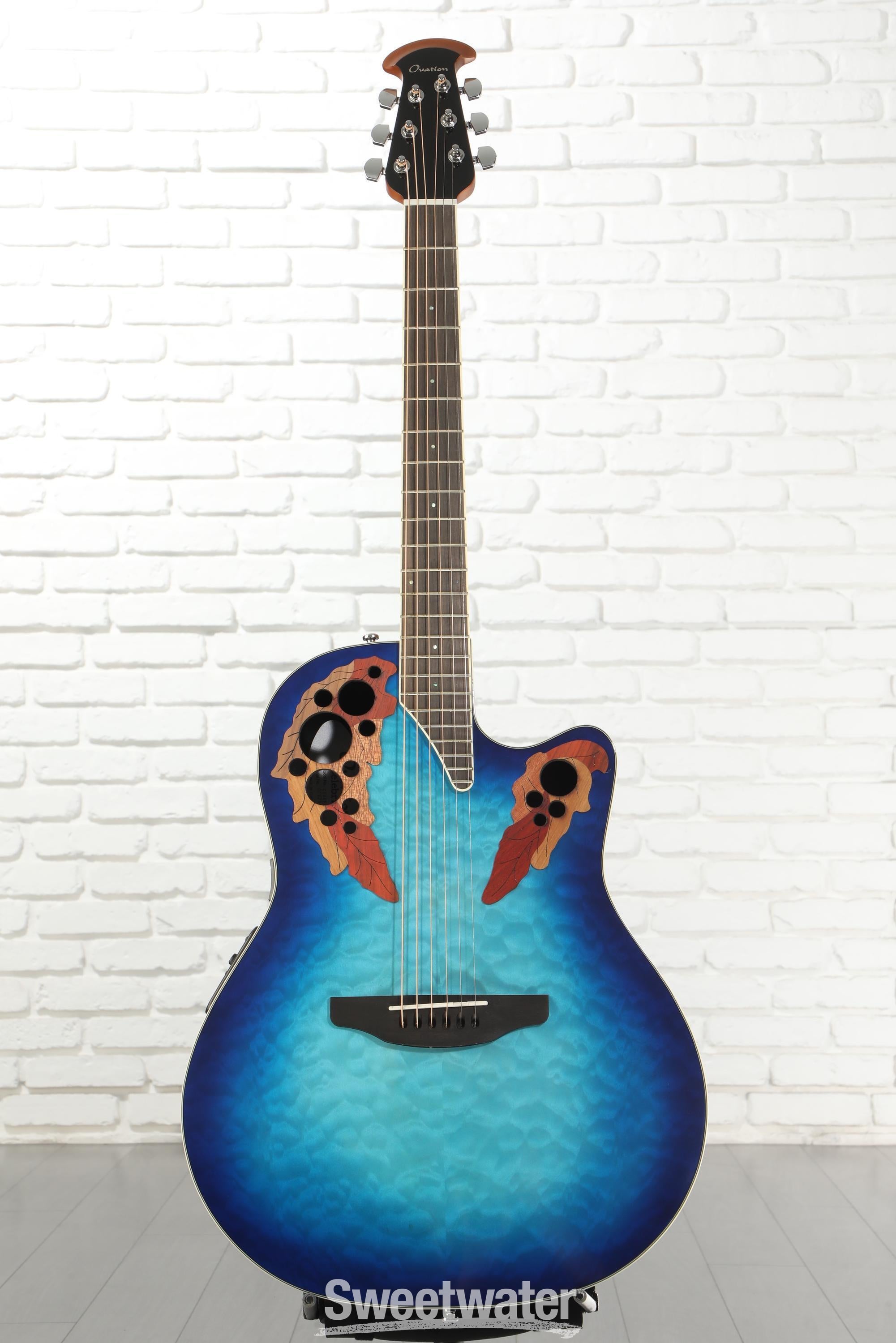 Ovation Celebrity Elite CE48P-RG Super Shallow Acoustic-Electric