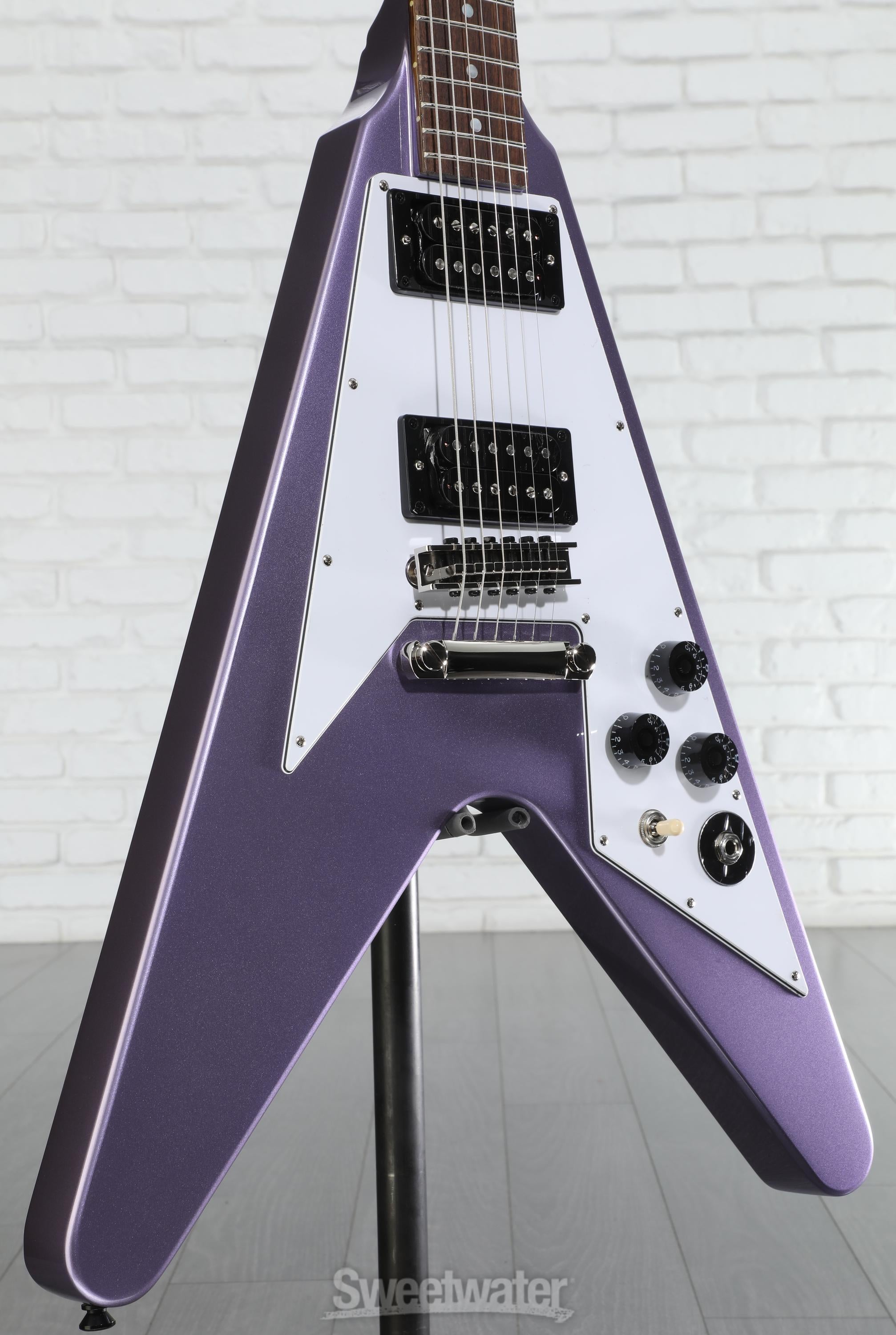 Epiphone Kirk Hammett 1979 Flying V Electric Guitar - Purple