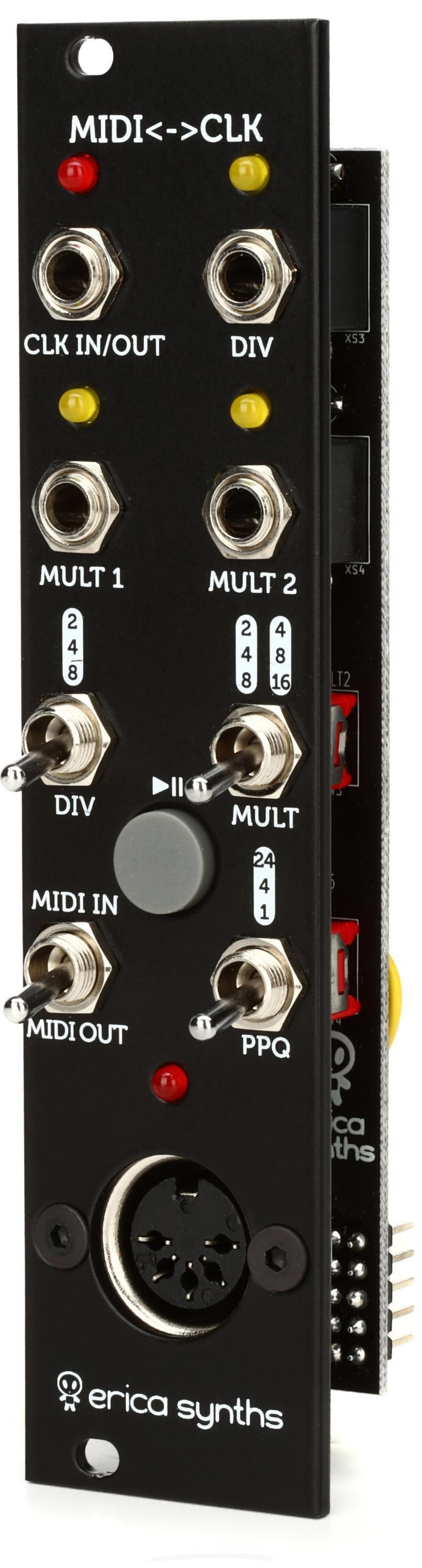Erica Synths MIDI to Clock Module V2 Eurorack Module