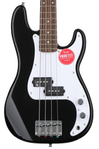 Squier Mini Precision Electric Bass - Black | Sweetwater