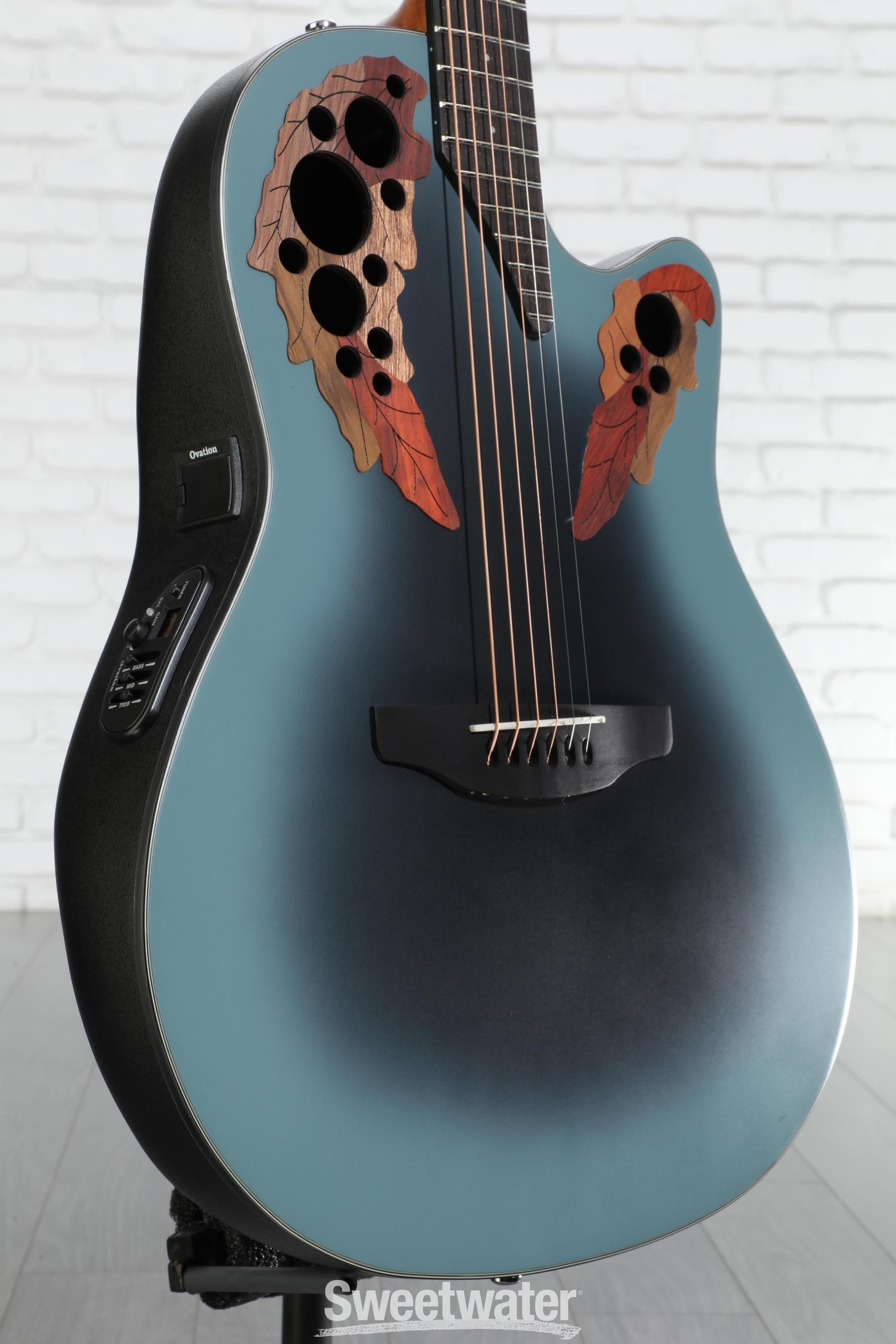 Ovation Celebrity Elite CE44-RBB Mid-Depth Acoustic-Electric
