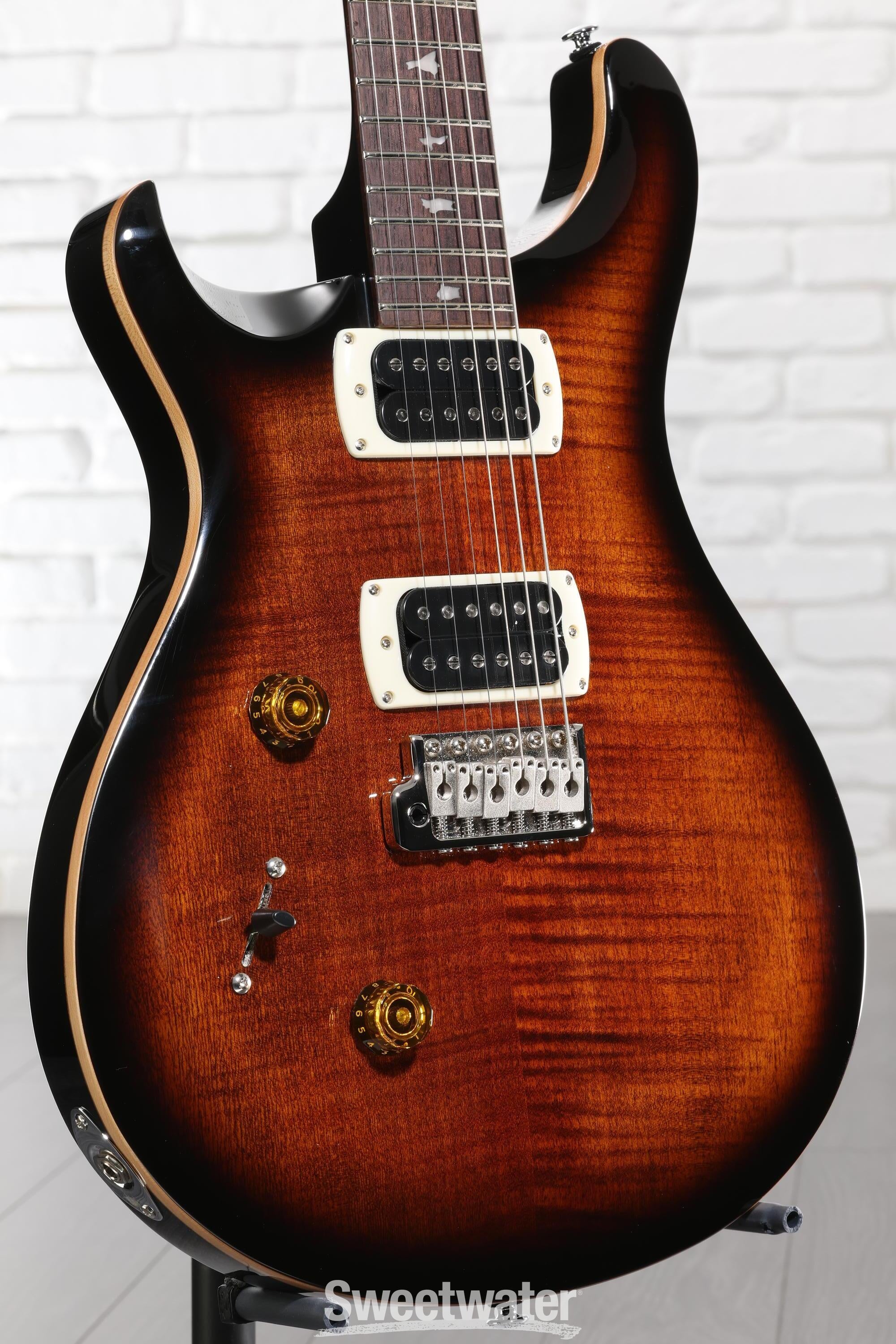 Photo of PRS SE Custom 24 Left-handed Electric Guitar - Black Gold Sunburst