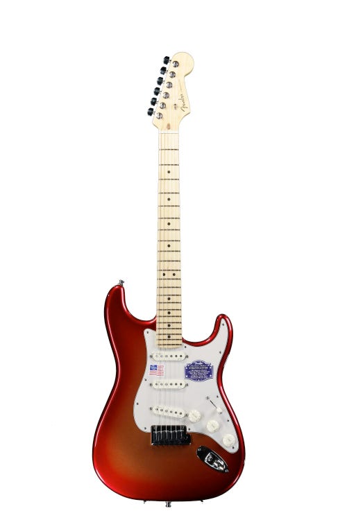 Fender American Deluxe Strat - Sunset Metallic | Sweetwater 