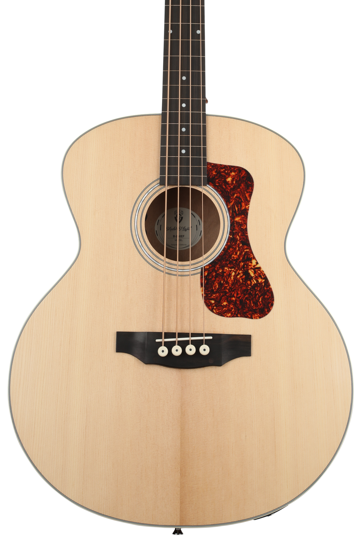 ベース Guild / B-240EF FRETLESS NATURAL Guild B-240EF Fretless Concert Acoustic-electric Bass Guitar