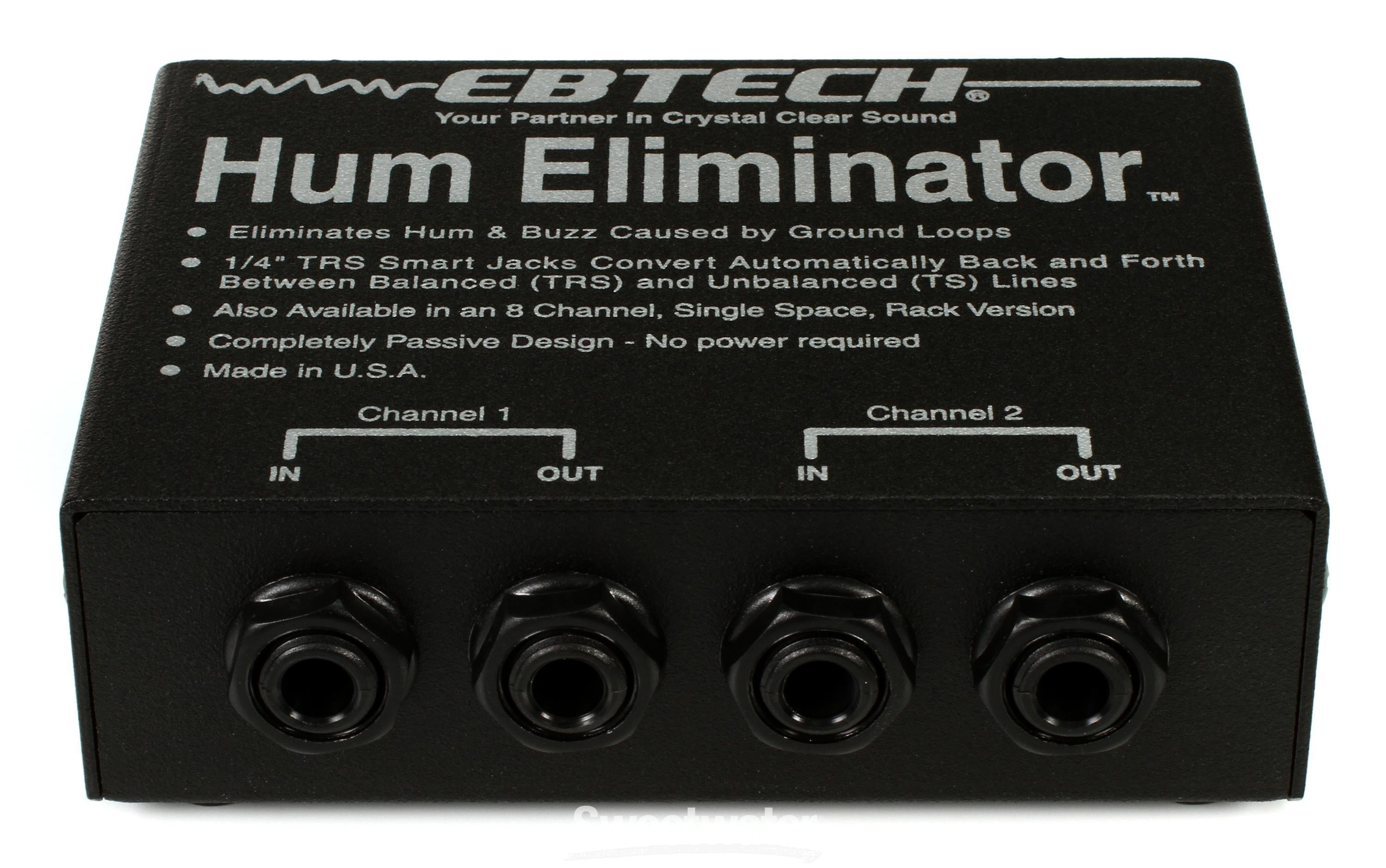 Ebtech HE-2 2-channel Stereo Hum Eliminator Reviews | Sweetwater