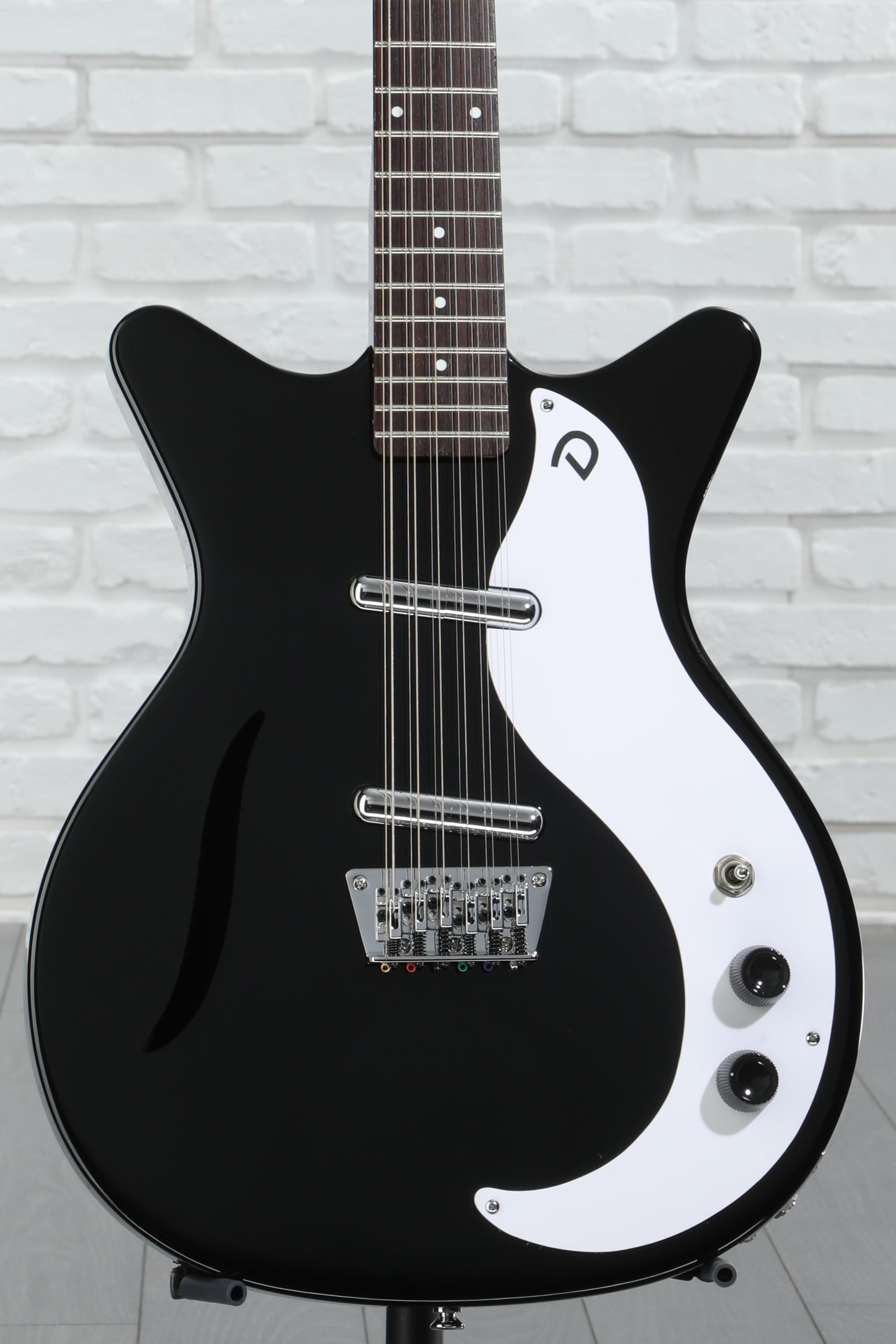 Danelectro Vintage 12 String Electric Guitar - Black