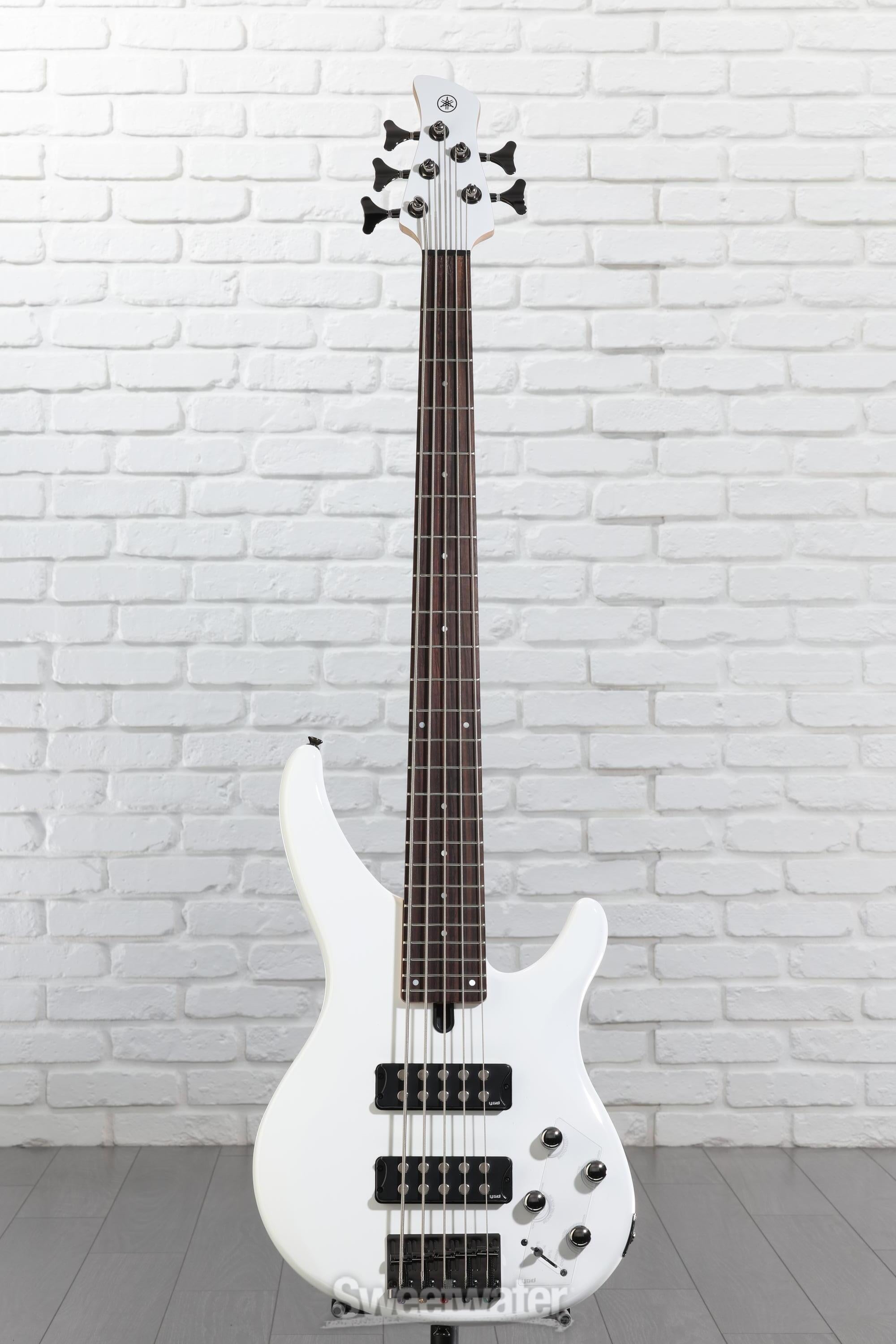 Yamaha TRBX305 5-string Bass Guitar - White | Sweetwater