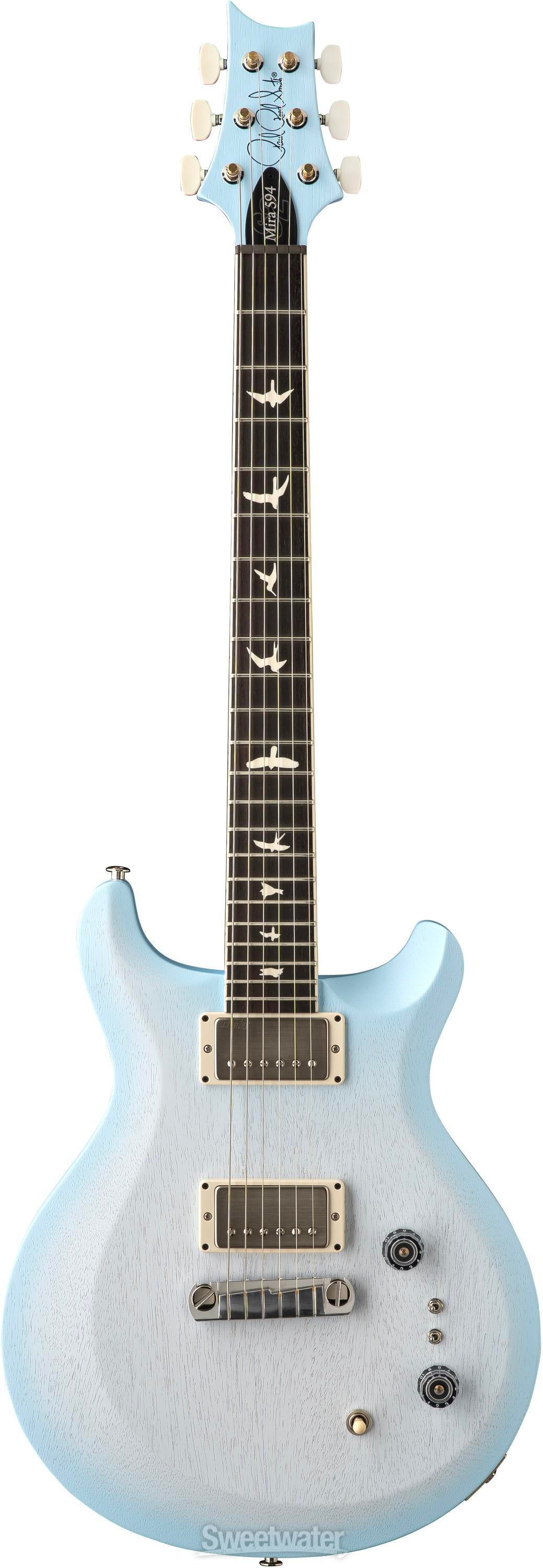 ギター prs s2 mira PRS S2 Mira 594 Electric Guitar - Black Rainbow Holoflake