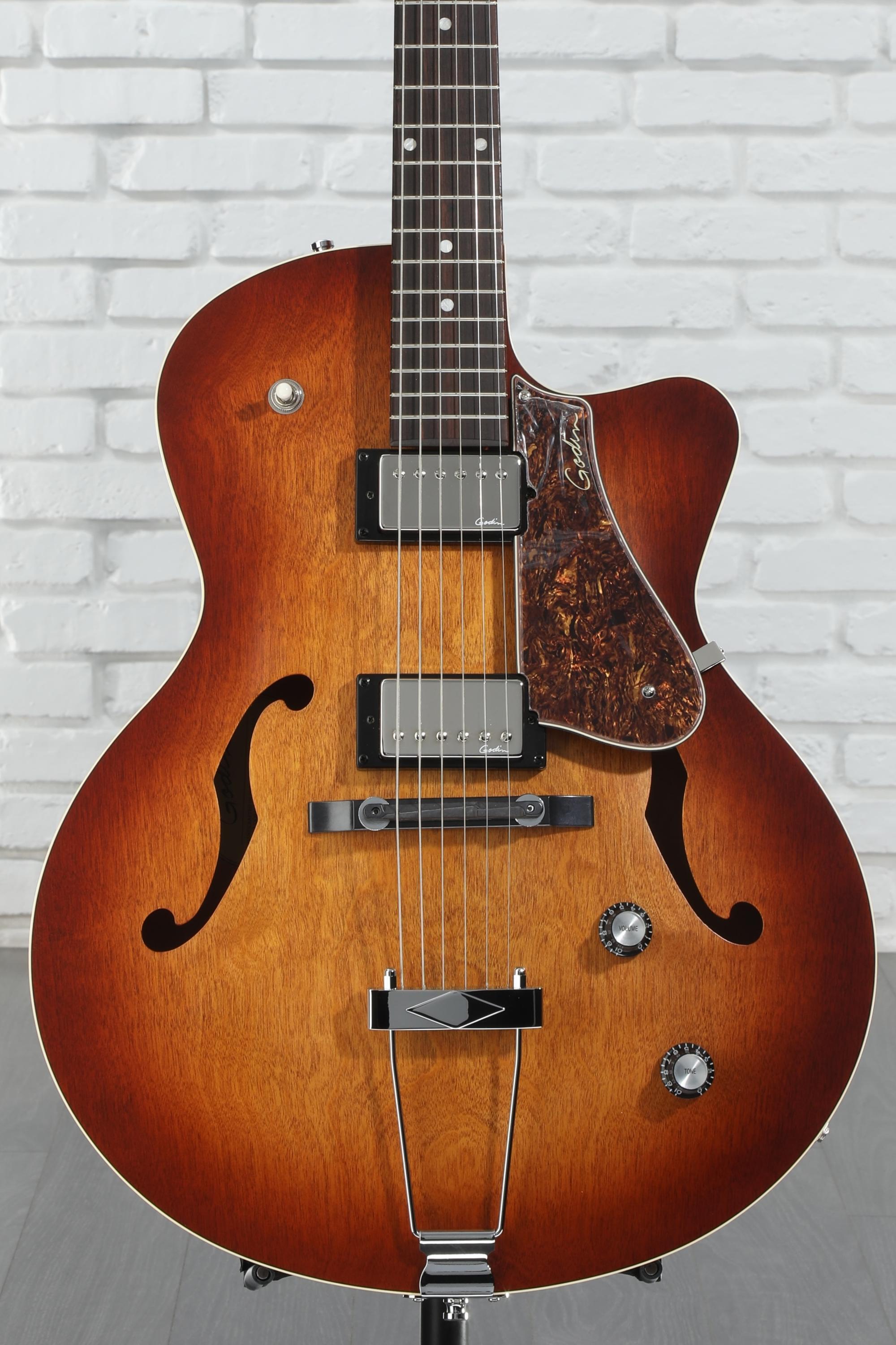 Godin 5th Avenue CW Kingpin II HB Hollowbody Electric Guitar