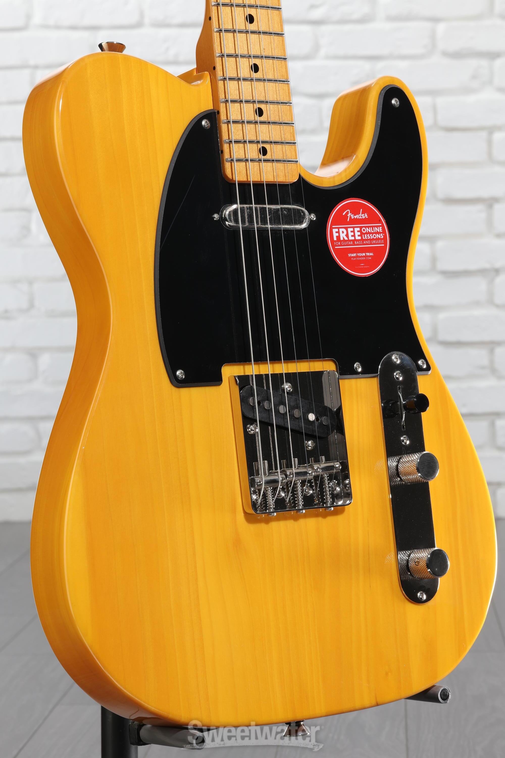 ギター Squier Classic Vibe 50s Tele Squier Classic Vibe '50s Telecaster - Butterscotch Blonde | Sweetwater