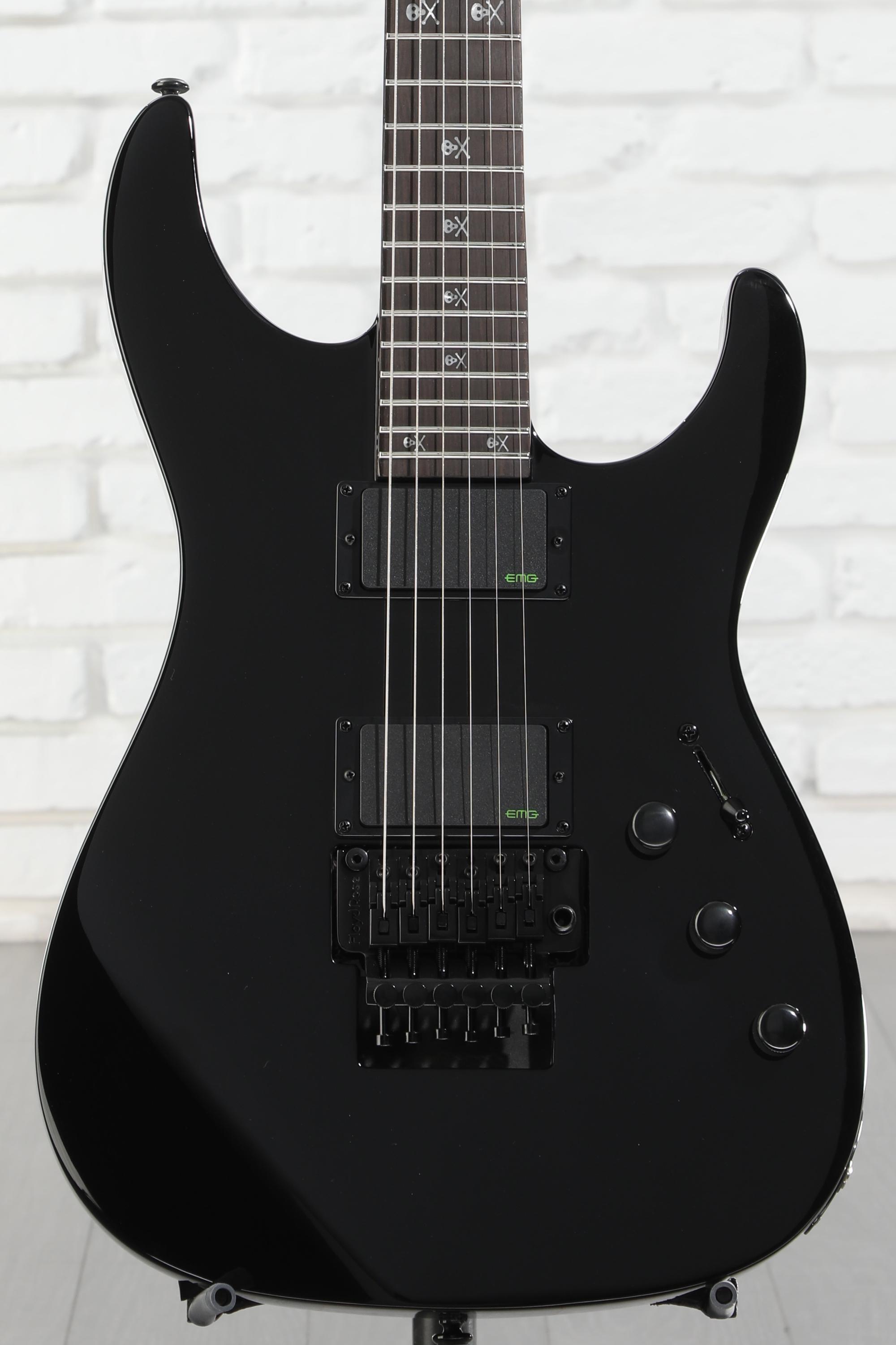 LTD KH-602 Black エレキギター ソフトケース付き LTD KH-602 BLACK Electric Guitar Kirk Hammett Model From