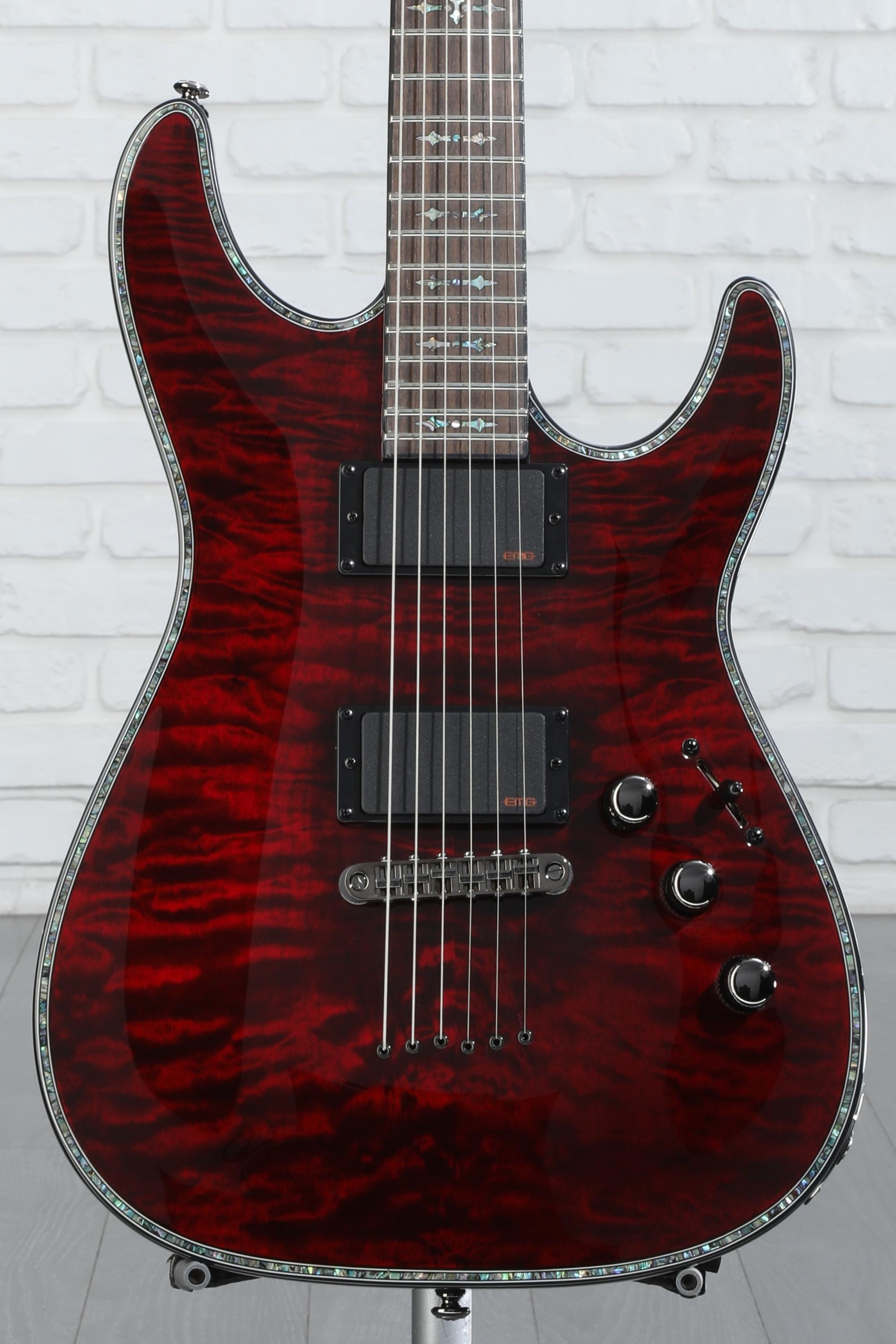 Schecter Hellraiser C-1 Electric Guitar - Black Cherry