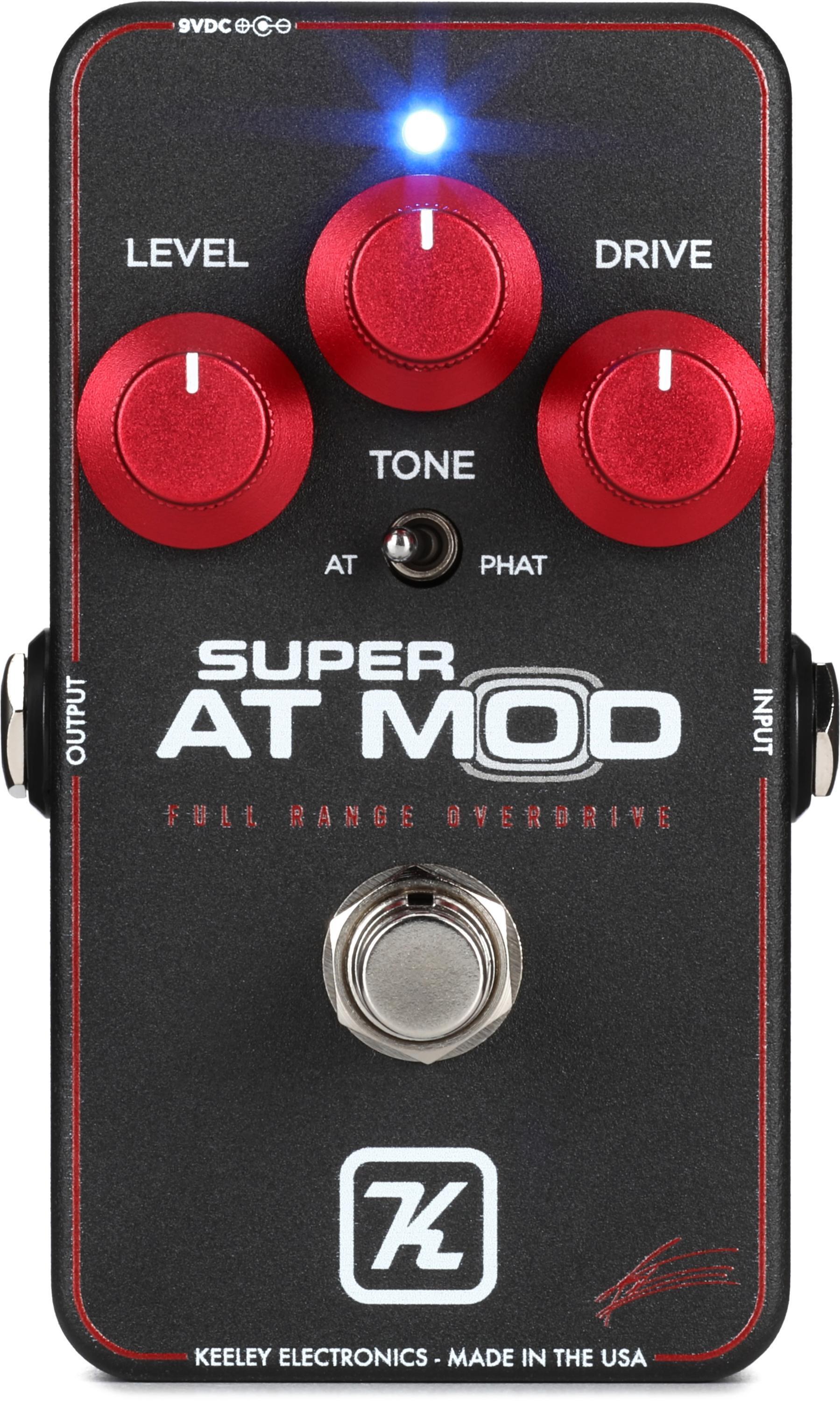 【新品未使用】Keeley Super AT Mod. Andy Timmons Keeley Super AT Mod Andy Timmons Signature Overdrive Pedal